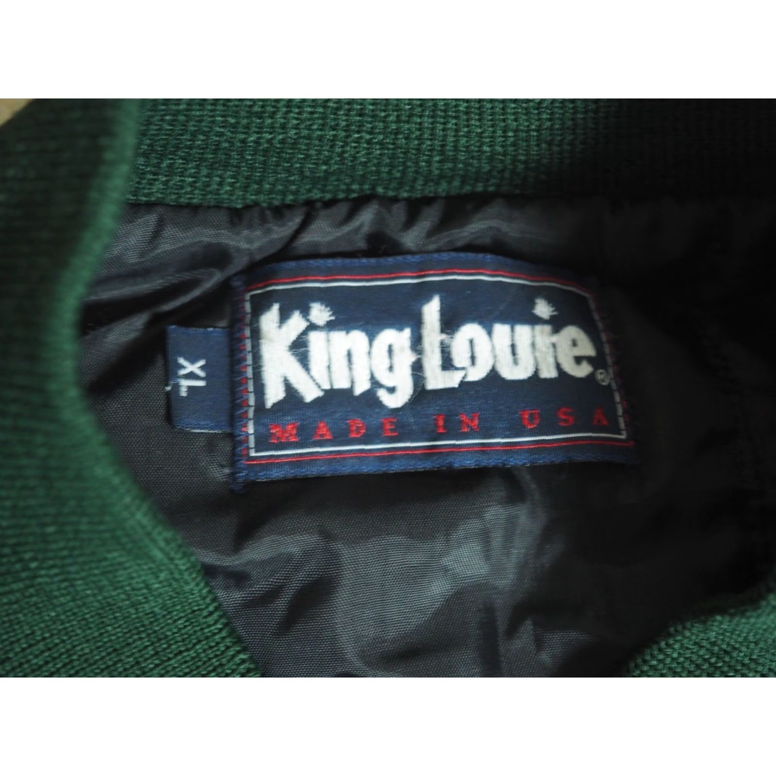 Vintage VINTAGE King Louie Bomber Jacket Men XL Green USA Snap Size US XL / EU 56 / 4 - 5 Thumbnail
