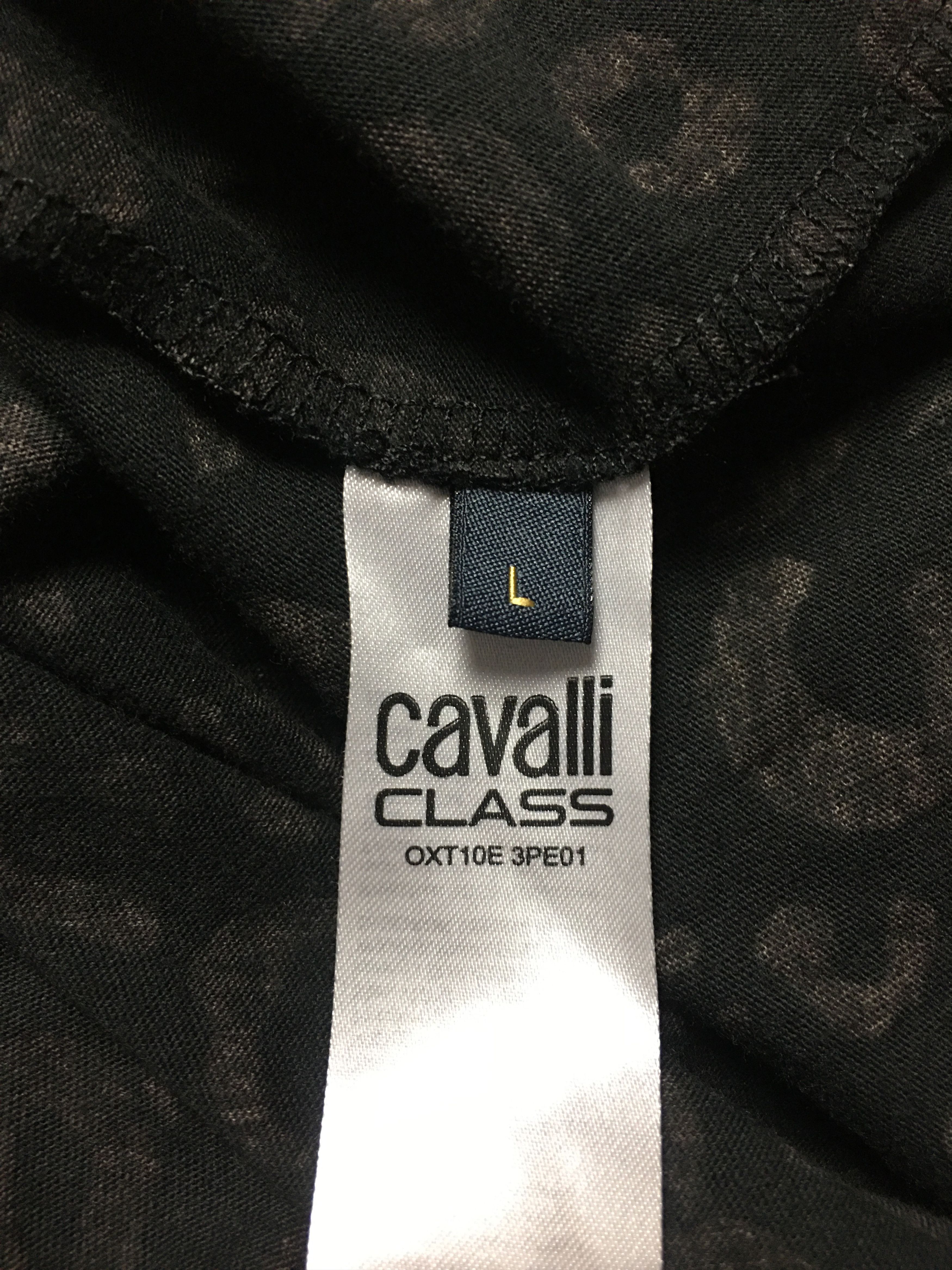 Roberto Cavalli Class by Roberto Cavalli Dress Gray Leopard Print Dress Sz L Size L / US 10 / IT 46 - 12 Thumbnail
