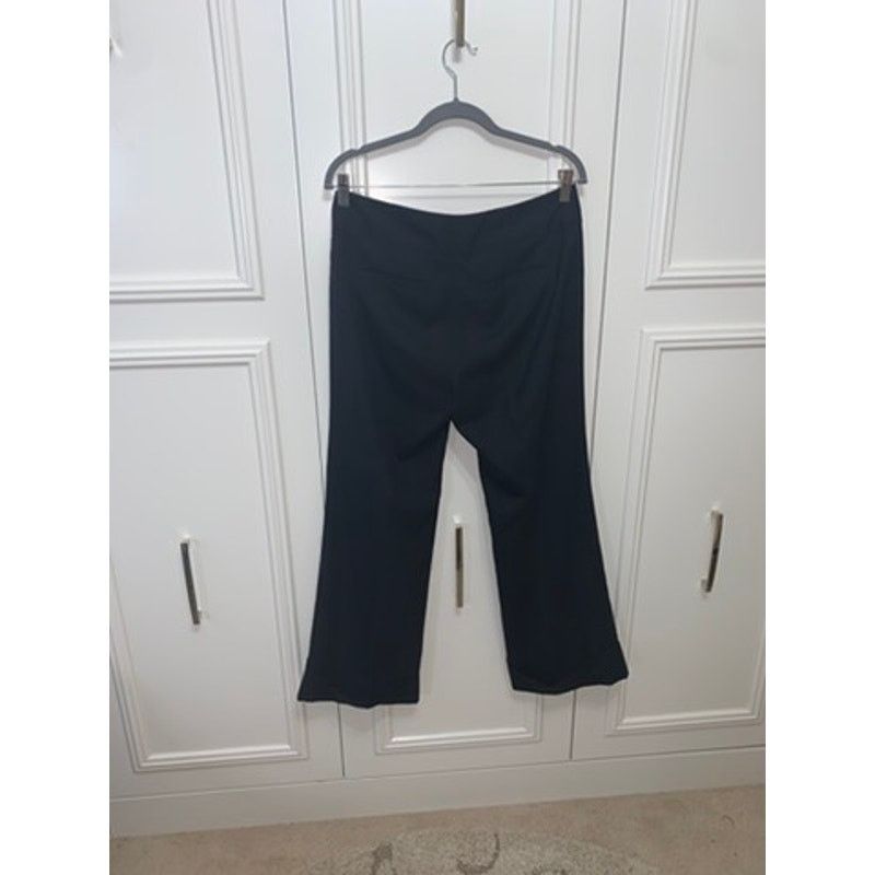 Banana Republic Banana Republic Women's Black Flare Dress Pants Size 6 Size 28" / US 6 / IT 42 - 5 Thumbnail