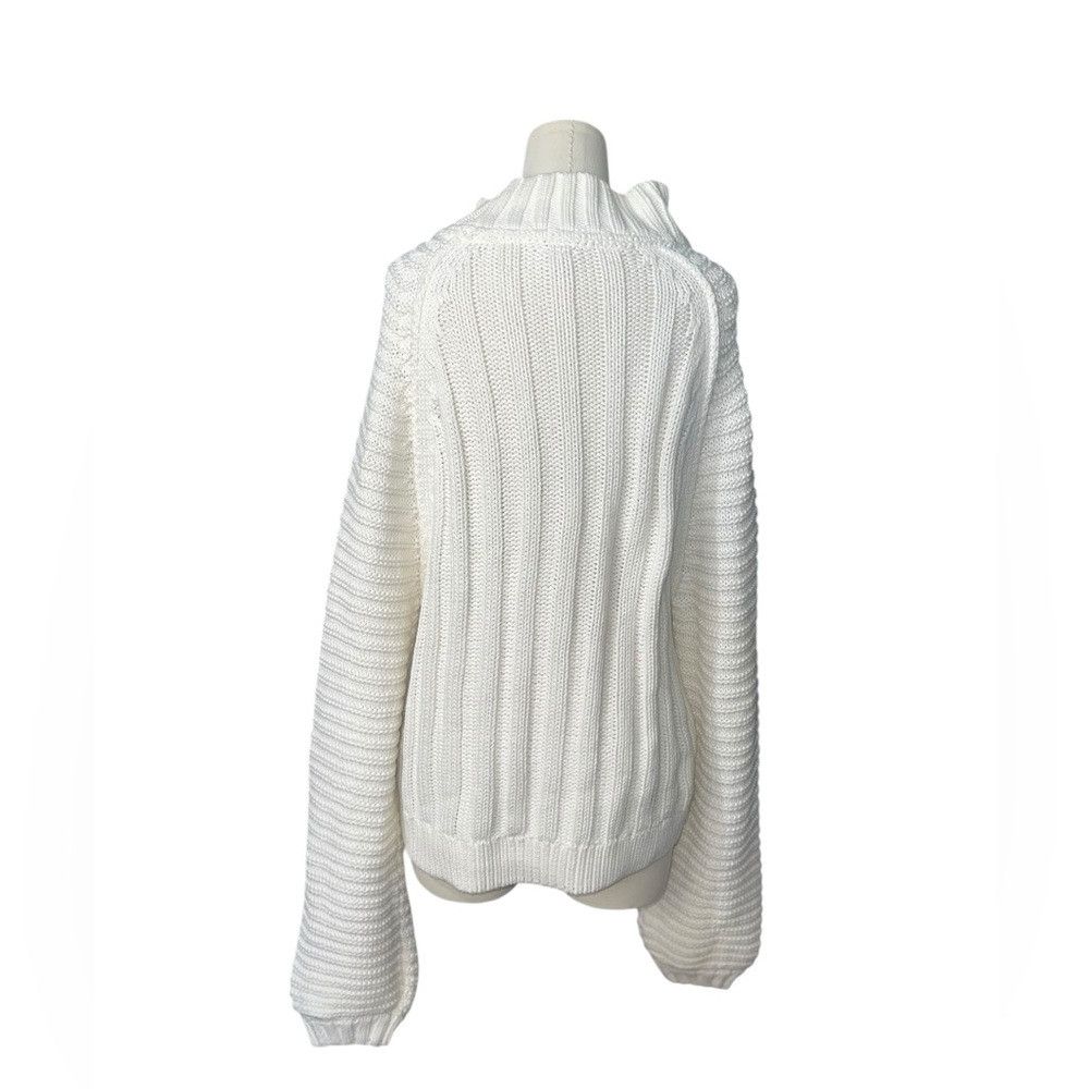 Free People Free People Sweetheart Mock Neck Sweater in Ivory in Sz Med Size M / US 6-8 / IT 42-44 - 5 Thumbnail