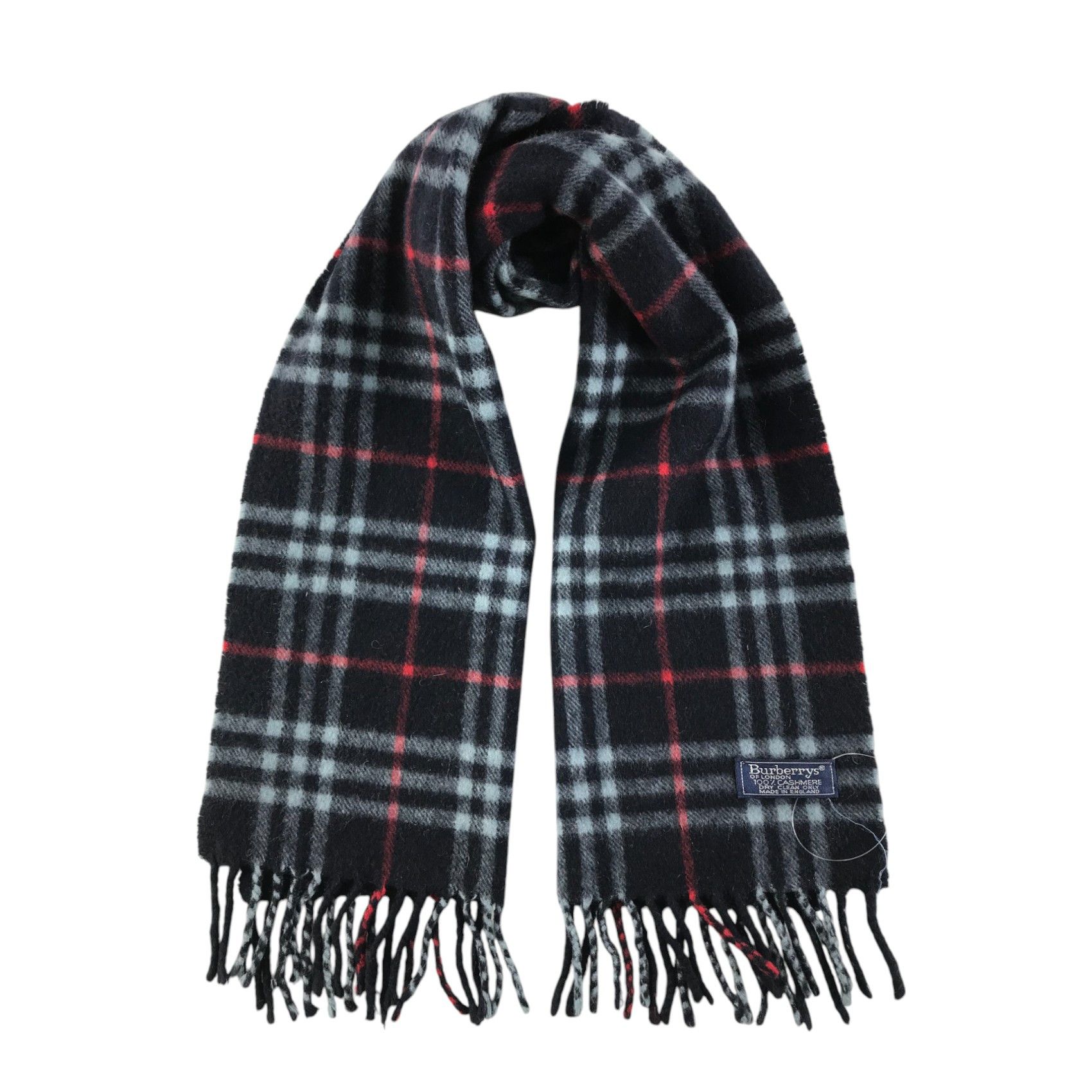 Burberry × Vintage Burberry Scarf / Muffler / Neckwear - WW2502 Size ONE SIZE - 1 Thumbnail