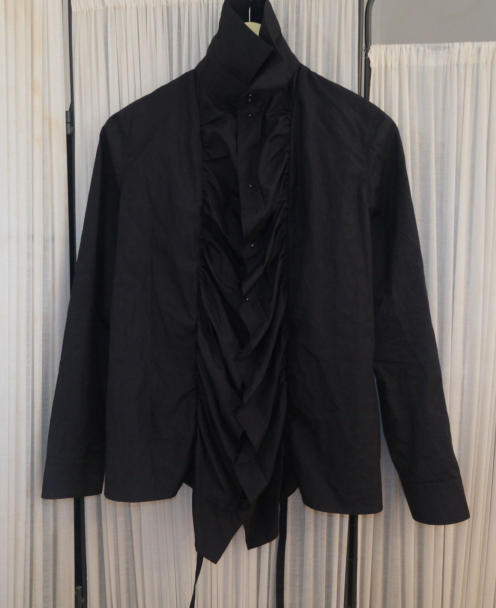Jean Paul Gaultier Jean Paul Gaultier 90's avant garde black button up Size M / US 6-8 / IT 42-44 - 1 Thumbnail
