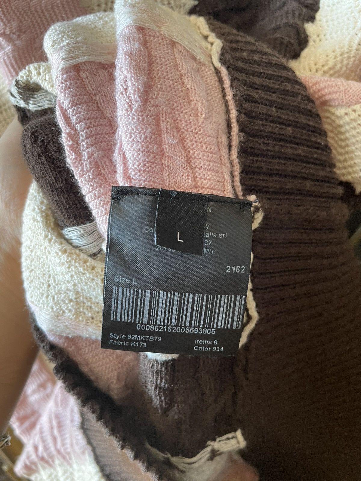 Calvin Klein 205W39NYC × Raf Simons Runway Knit Vest Size US L / EU 52-54 / 3 - 6 Thumbnail