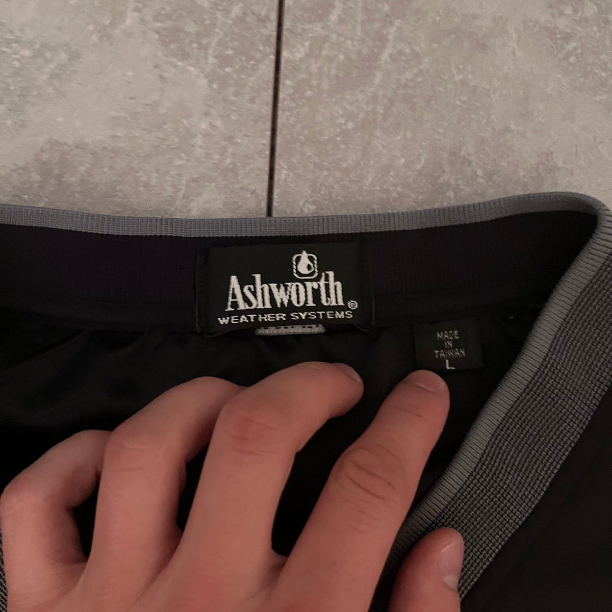 Ashworth Ashworth Weather Systems V-Neck Pullover Black L Size US L / EU 52-54 / 3 - 4 Thumbnail
