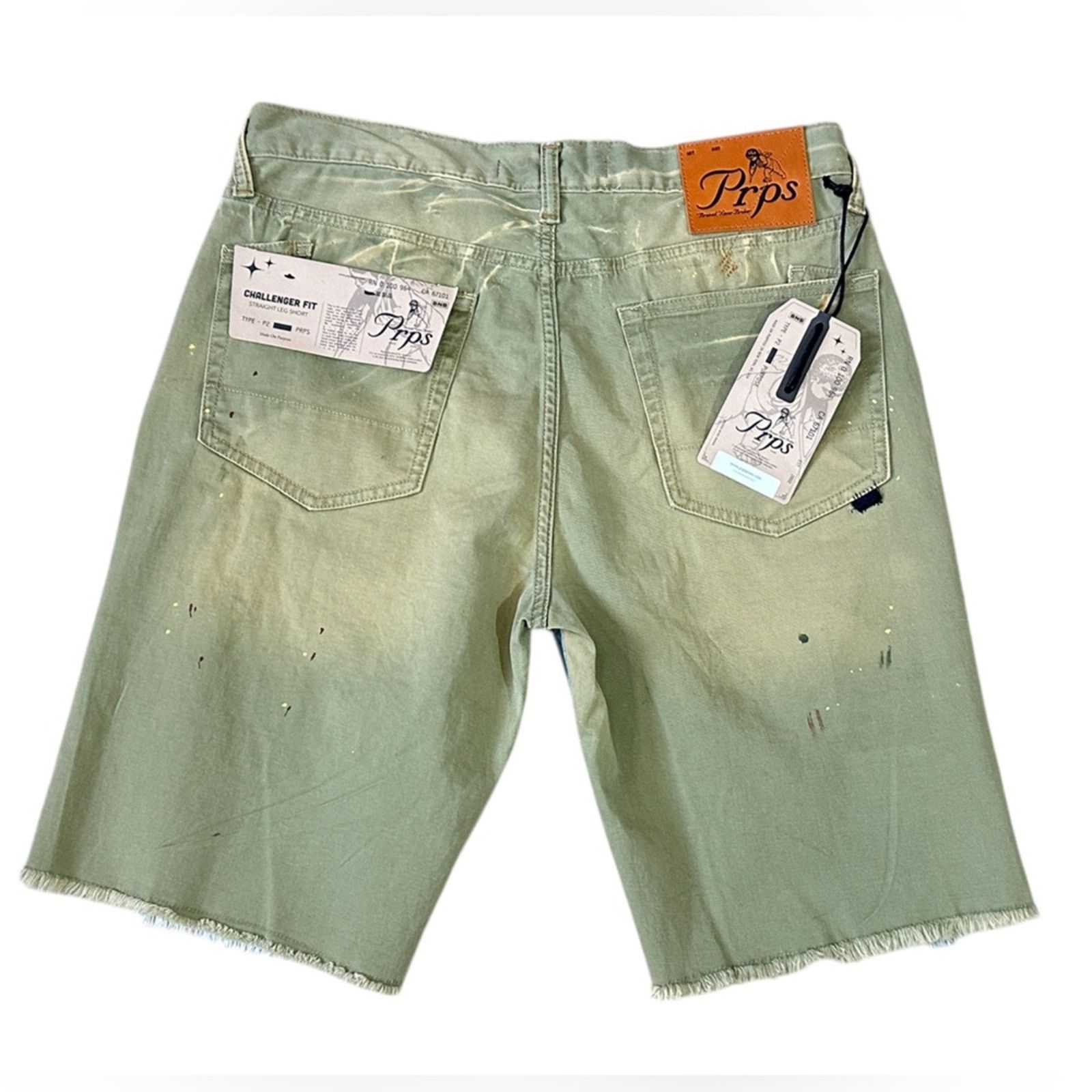 Prps NWT PRPS Grassland Denim & Twill Bermuda Shorts in Indigo Size US 32 / EU 48 - 5 Thumbnail