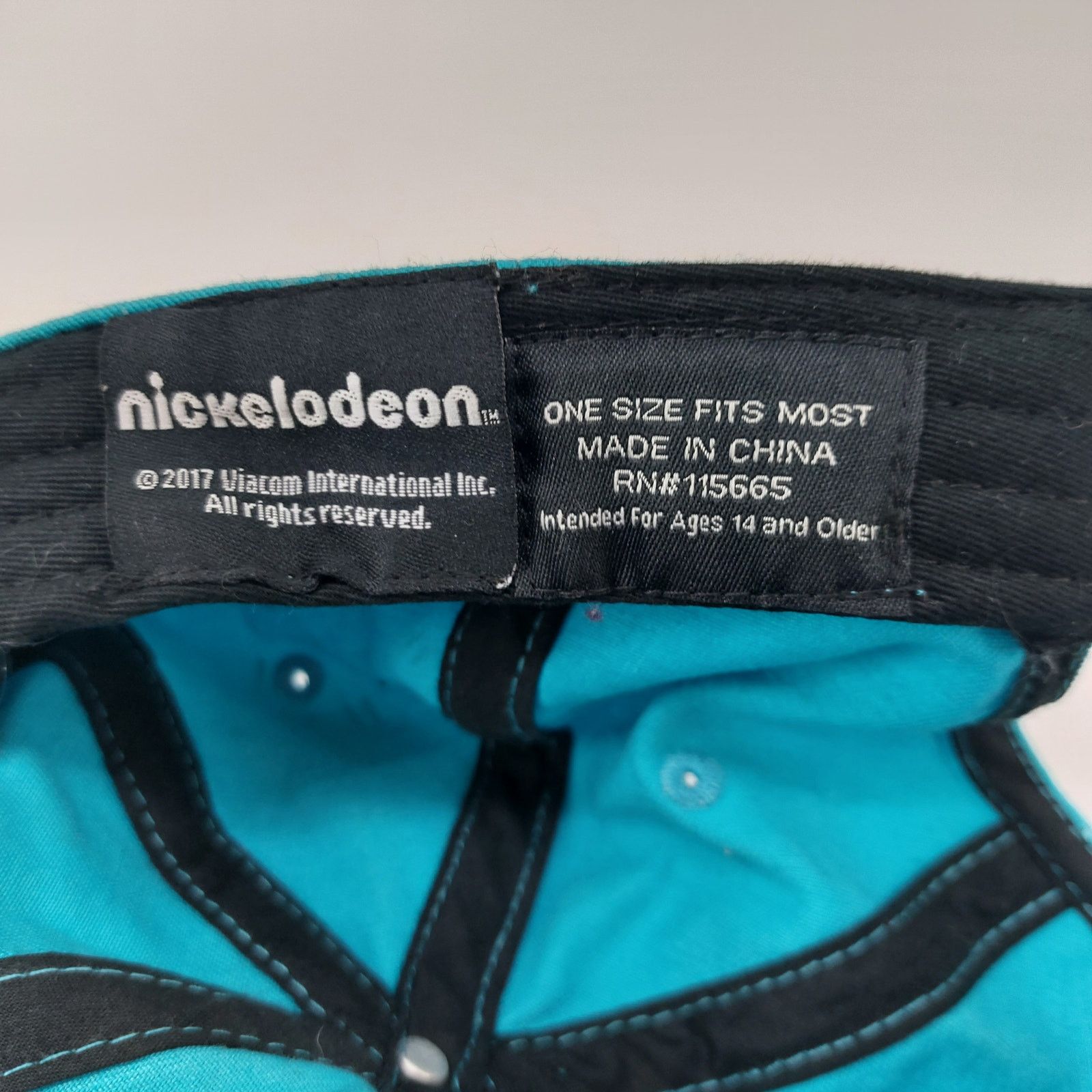 Nickelodeon Nickelodeon Rugrats Turquoise Blue Baseball Hat One Size Size ONE SIZE - 2 Thumbnail