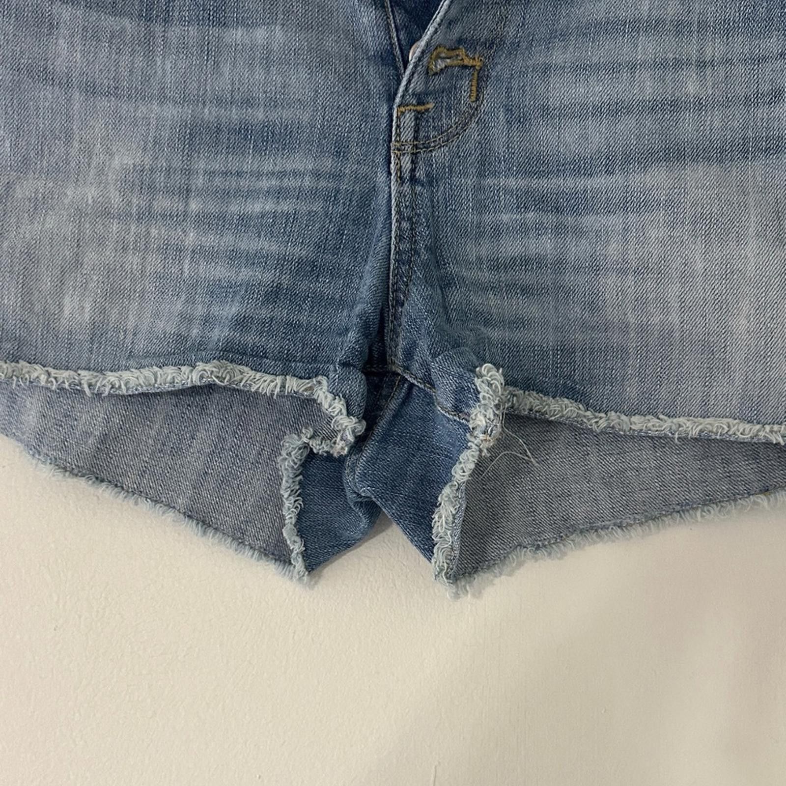 Designer Mossimo Supply Co. Denim Blue Jean Shorts Size 30" / US 8 / IT 44 - 4 Thumbnail