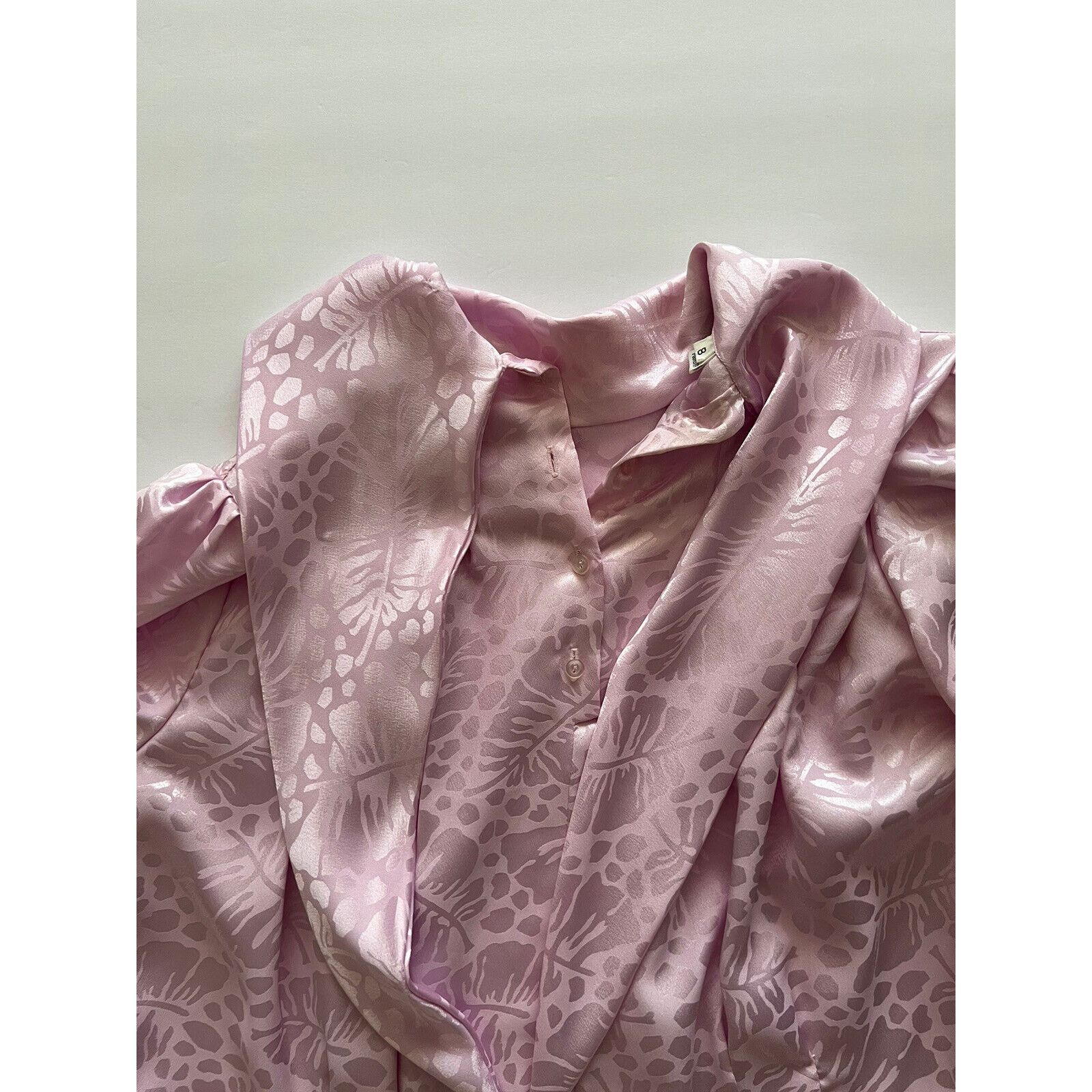 Nordstrom Nordstrom Square Petite Womens Baby Blouse/Skirt Size 8/10 Size 30" / US 8 / IT 44 - 4 Thumbnail