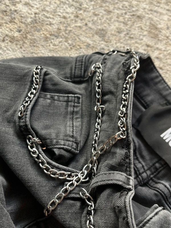 Moschino Love Moschino Sz 26 Slim Grey Jeans Denim Size 26" / US 2 / IT 38 - 8 Thumbnail