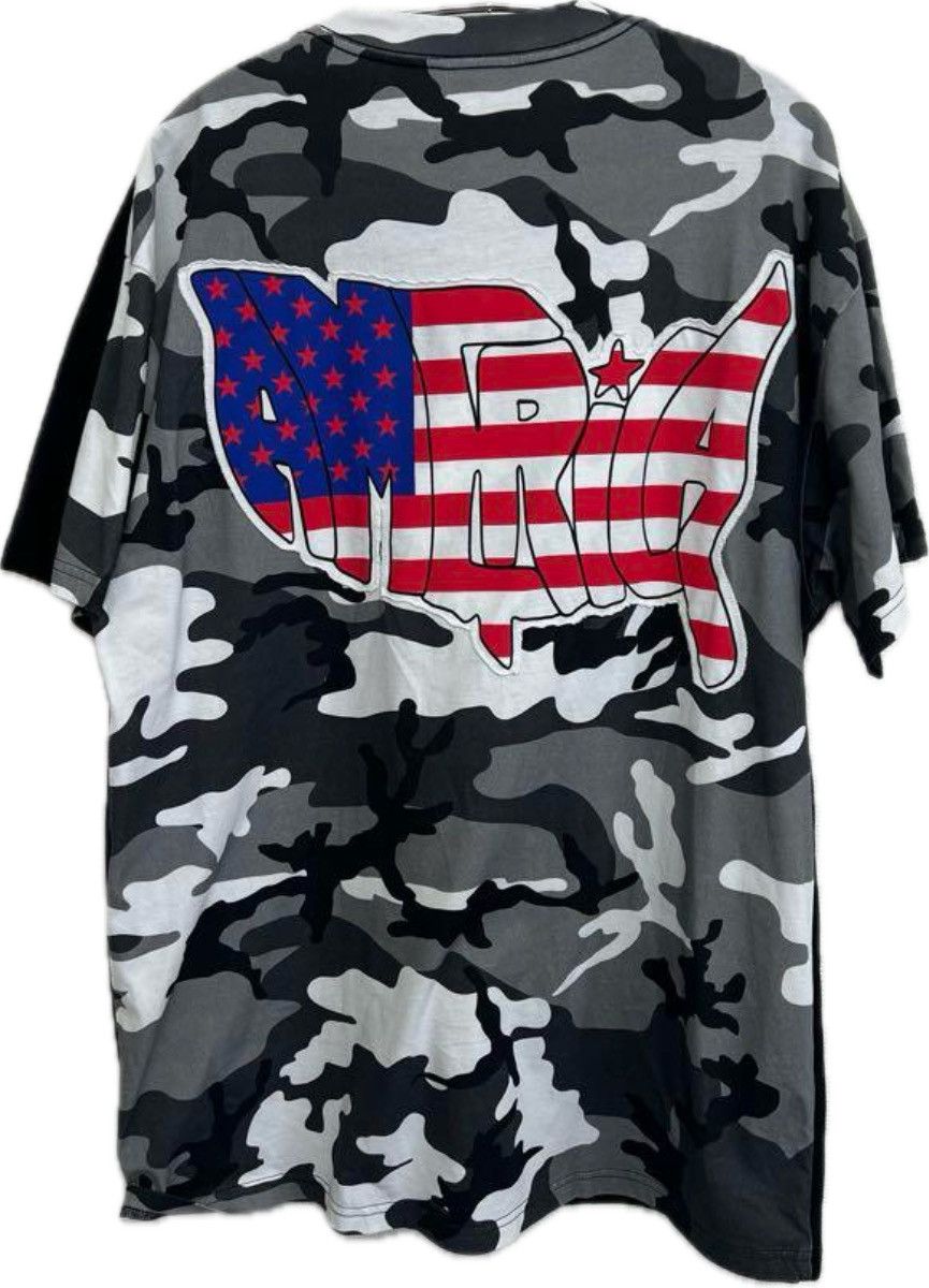 VETEMENTS 19SS RUSSIA & AMERICA Tシャツ Vetements SS19 Russia & America Reconstructed Oversized T