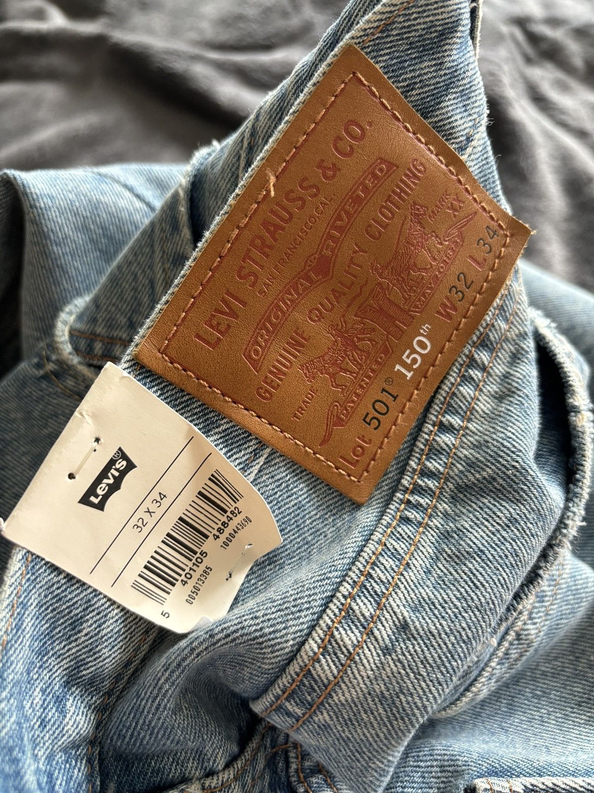 Levi's Levi’s 501 150 anniversary patchwork denim jeans pants Size US 32 / EU 48 - 6 Thumbnail