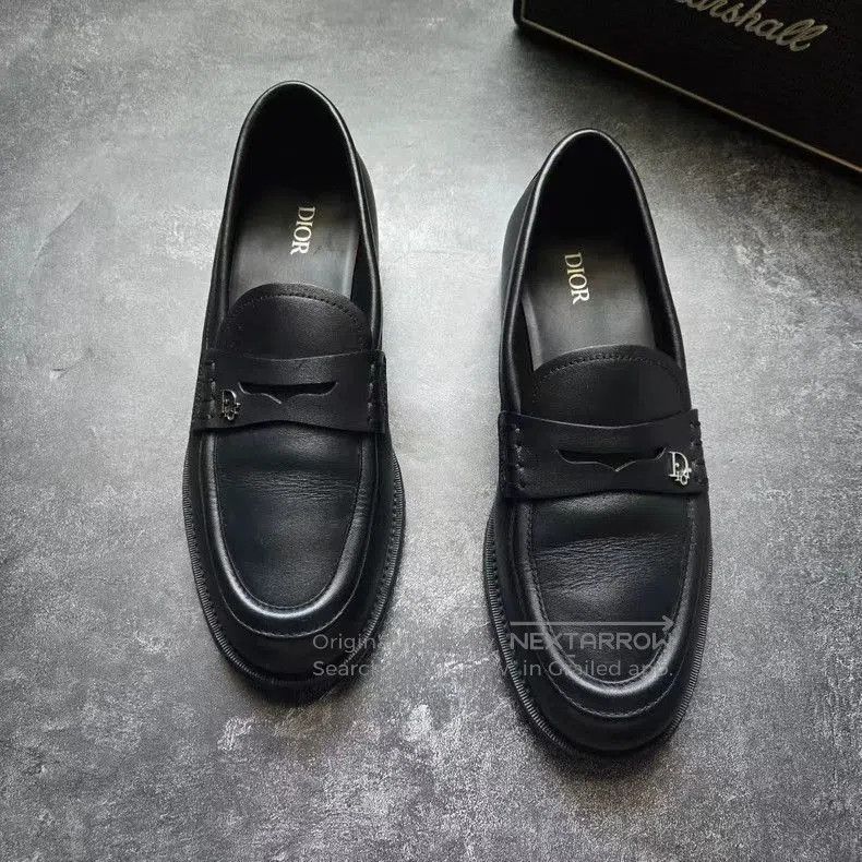 Dior Dior Granville Logo Leather Loafers. Size US 9.5 / EU 42-43 - 3 Thumbnail