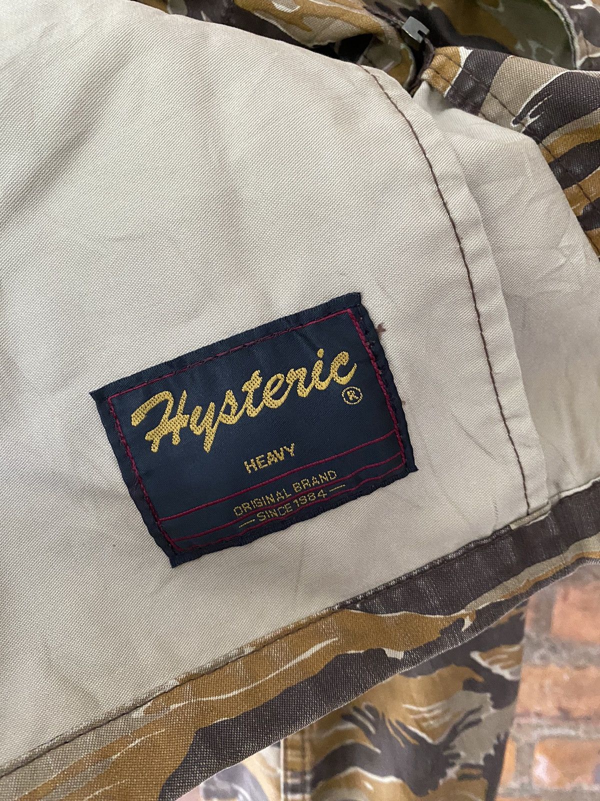 Hysteric Glamour 1990s HG tiger Stripe Patch Camo Military Jacket Size US L / EU 52-54 / 3 - 12 Thumbnail