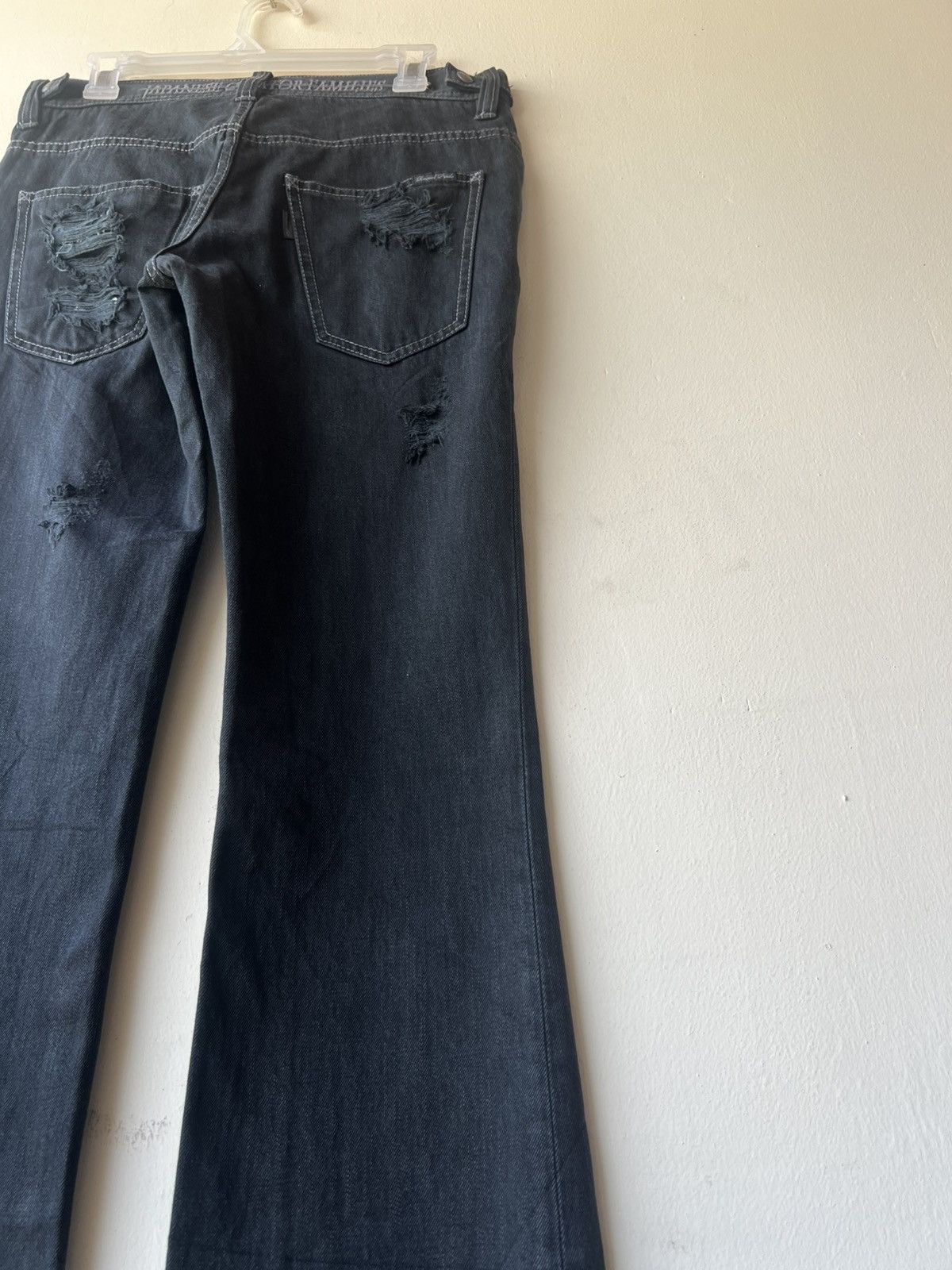 Shellac Of The Neige Style Japan Ripped Distress Denim Bootcut Jeans Size US 30 / EU 46 - 22 Thumbnail