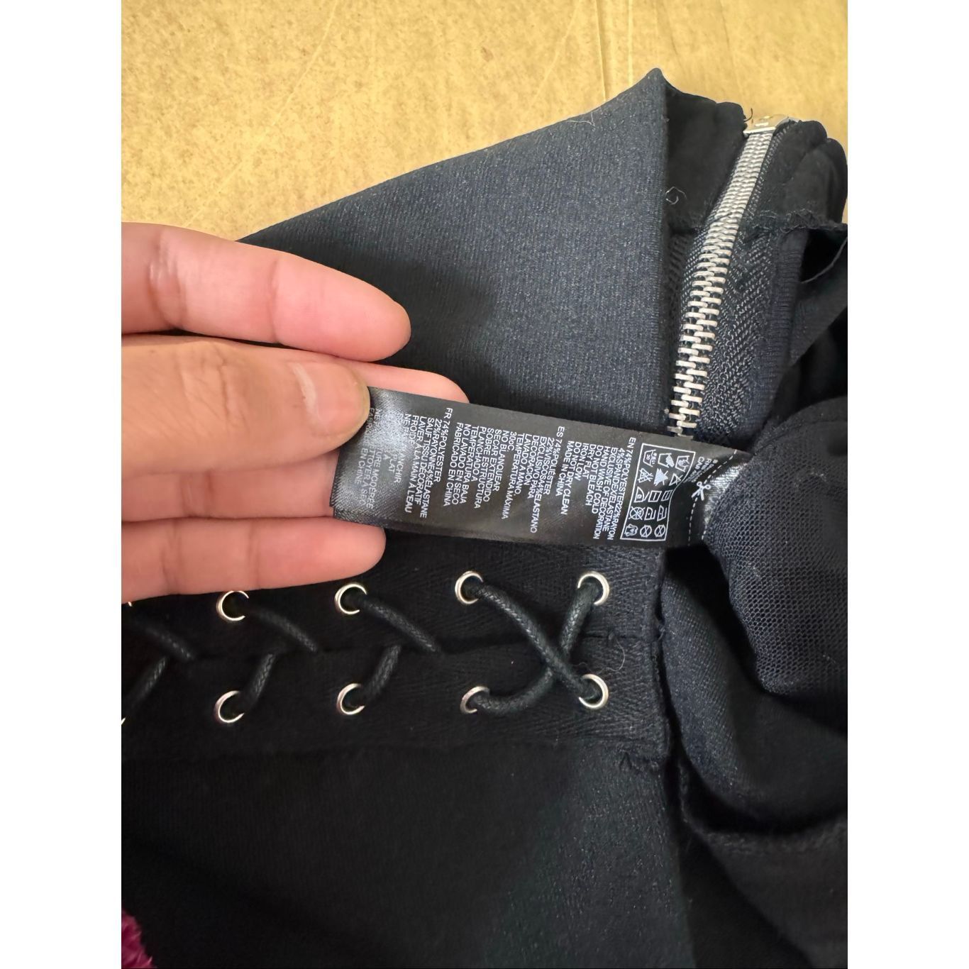 Forever 21 Forever 21 Black Lace-Up Mini Skirt | Side Corset Detail Bodycon Skirt Size Medium Size 28" / US 6 / IT 42 - 3 Thumbnail