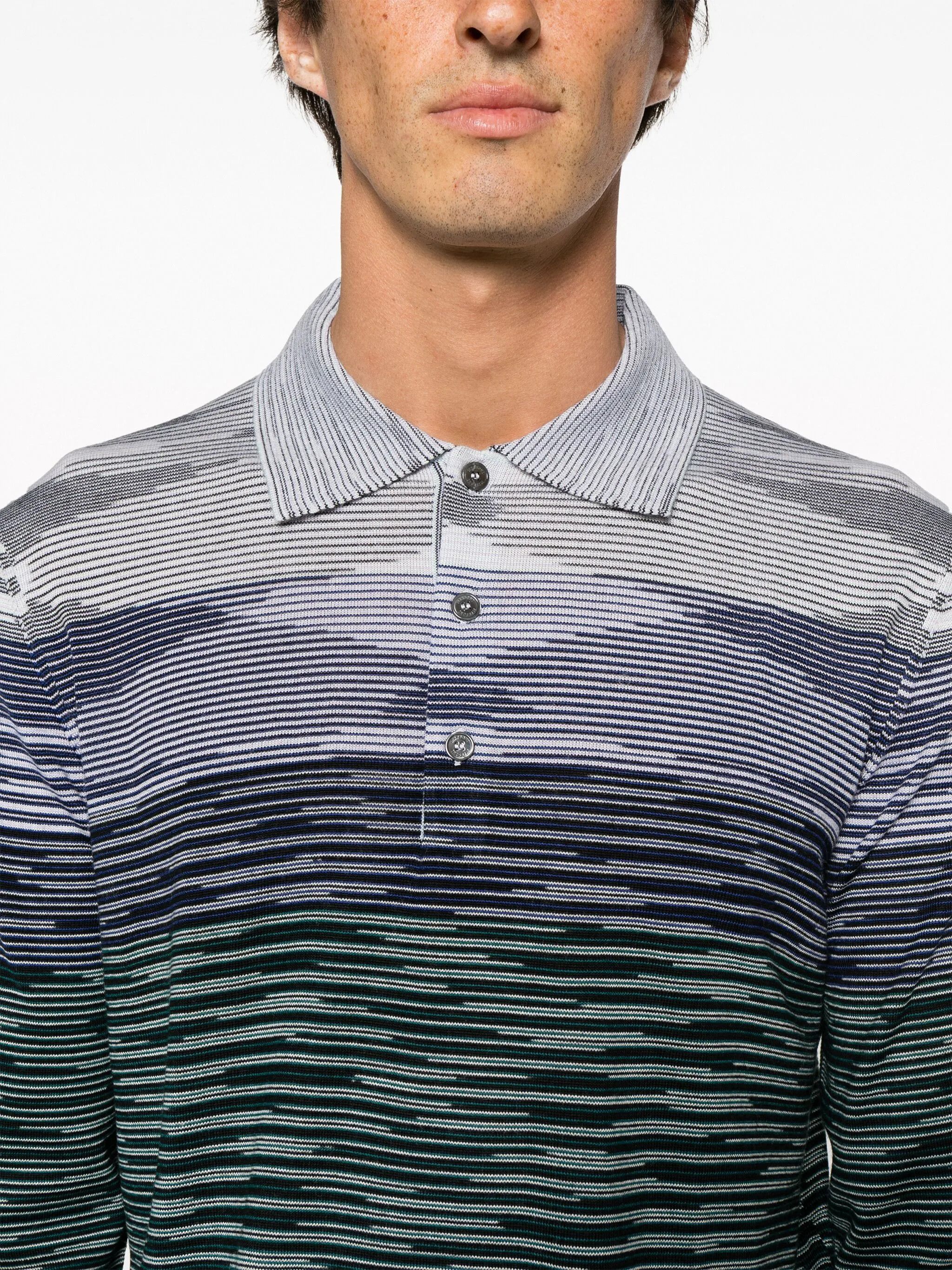 Missoni o1y0225 Polo Shirt in Multicolor Size US M / EU 48-50 / 2 - 2 Thumbnail