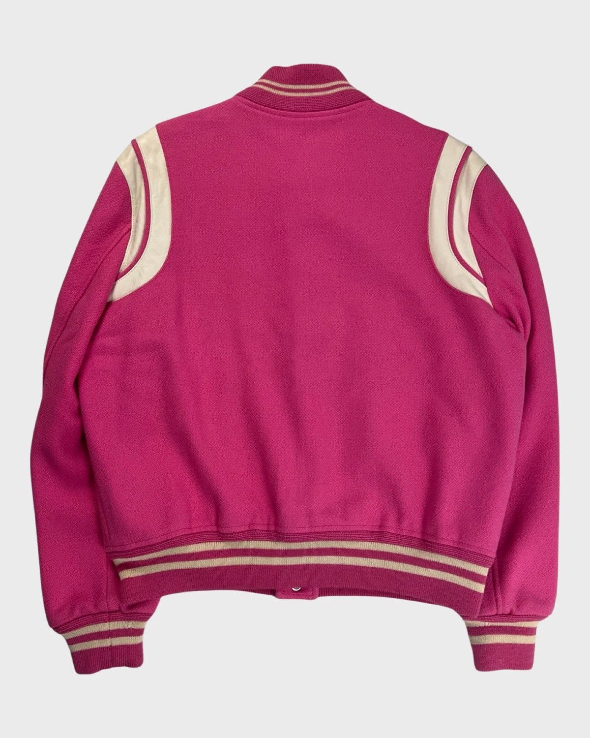 SAINT LAURENT PARIS SS16 TEDDY JACKET PINK SZ:48