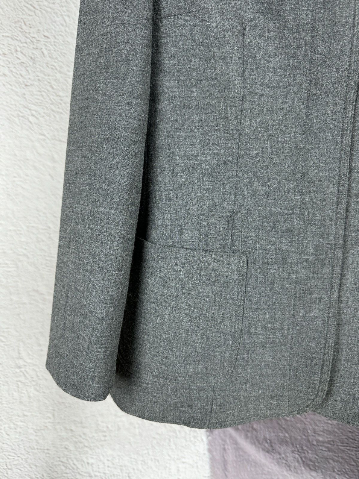 Dolce & Gabbana Dolce & Gabbana grey notch lapel coat jacket Size S / US 4 / IT 40 - 4 Thumbnail