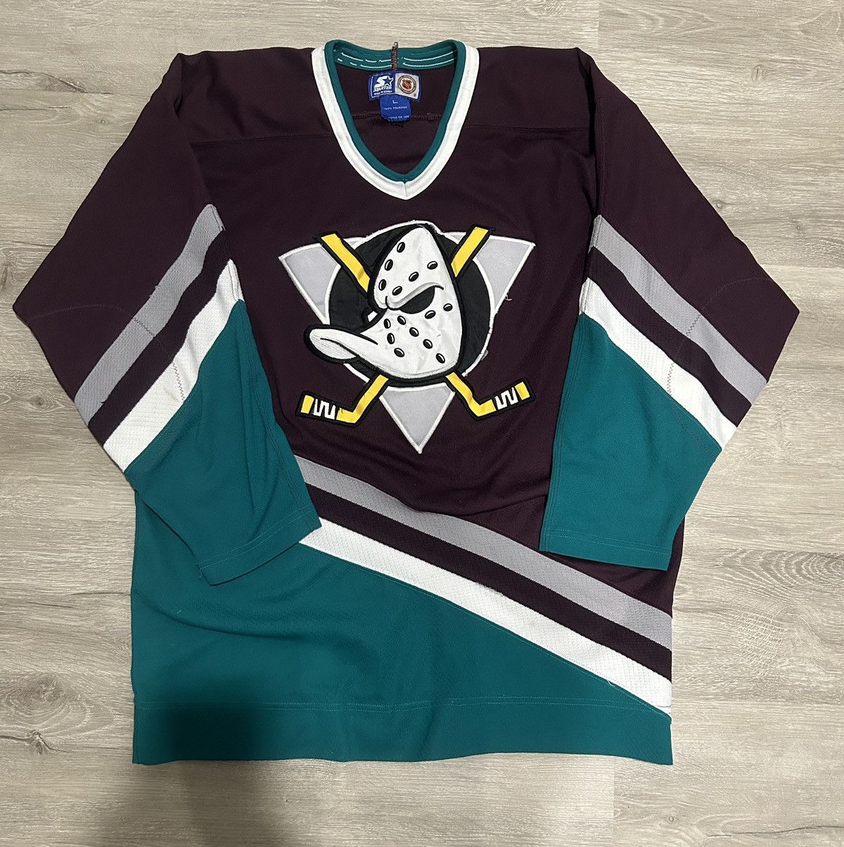 Starter mighty ducks jersey shop