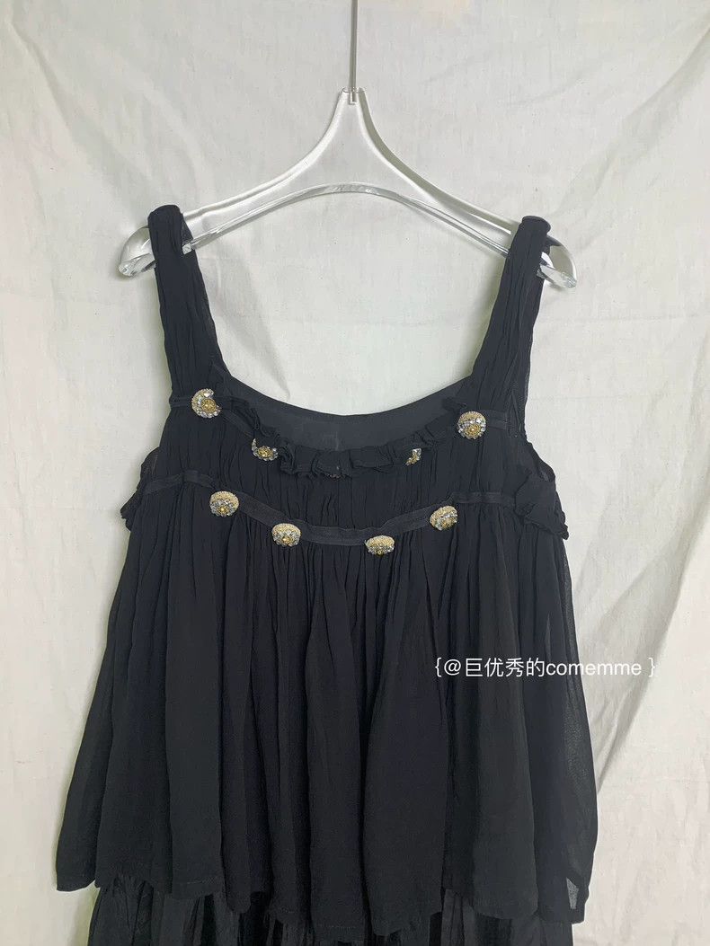 Comme des Garcons Comme Des Garcons Black halter double dress doll dress gol Size M / US 6-8 / IT 42-44 - 3 Thumbnail