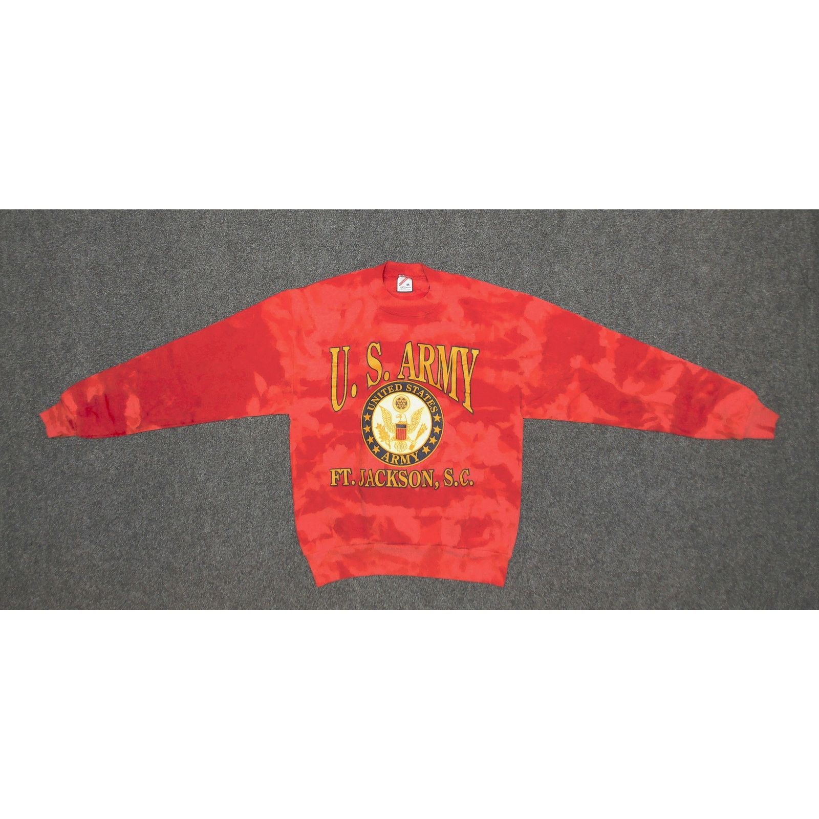 Jerzees 80s Jerzees Custom Bleach US Army Fort Jackson Sweatshirt Size US M / EU 48-50 / 2 - 4 Thumbnail