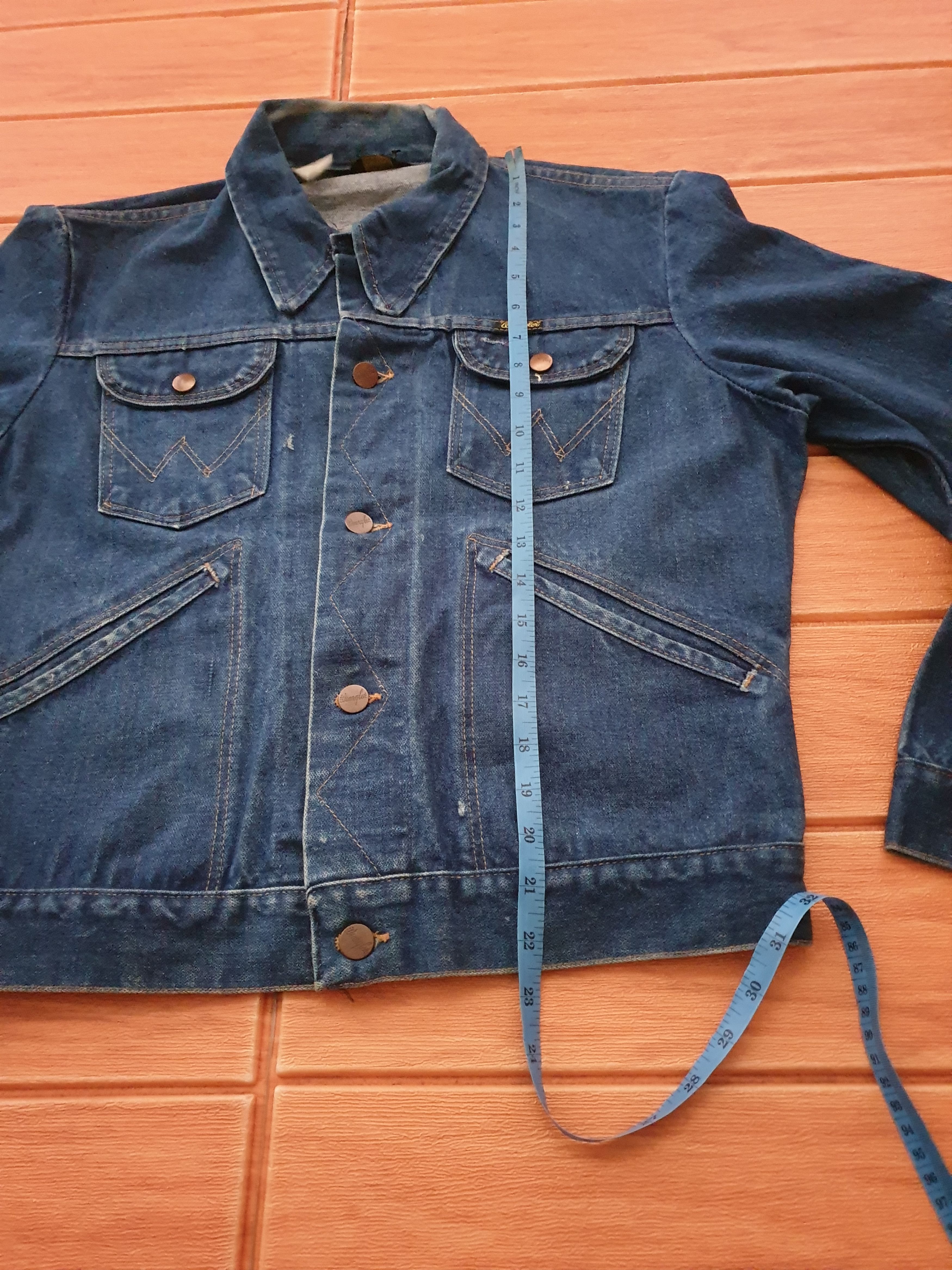 💥Vintage wrangler Made in USA denim jacket
