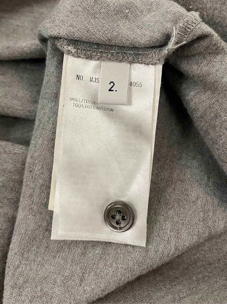 Thom Browne Thom browne Gray pocket striped short-sleeved T-shirt 2504- Size US M / EU 48-50 / 2 - 7 Thumbnail