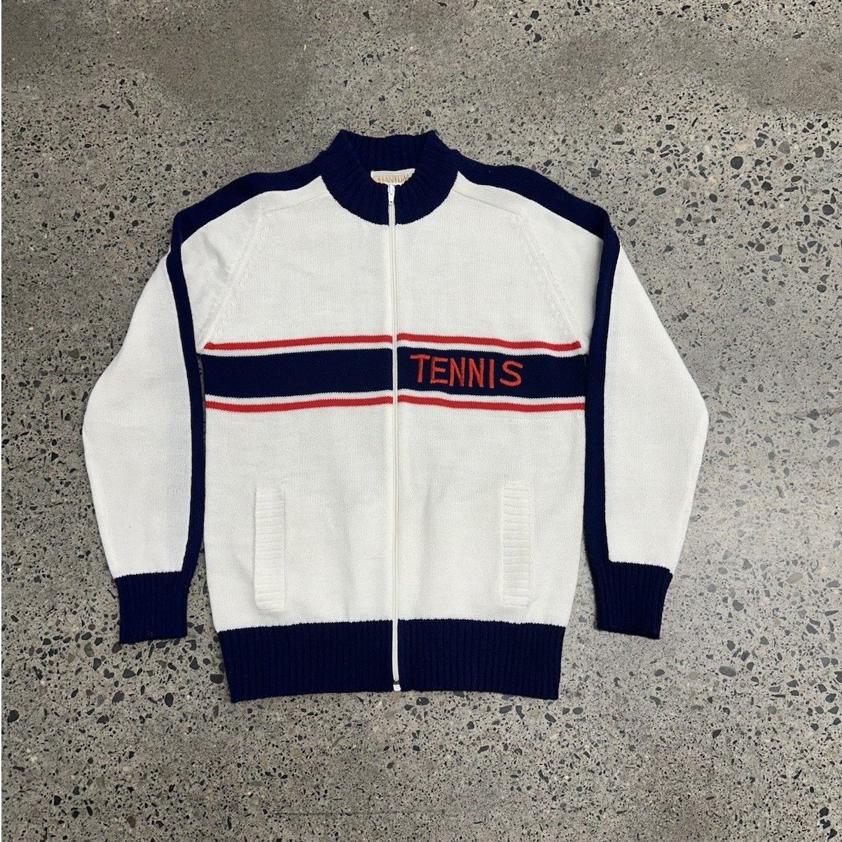 Vintage Vintage Quantum Sportswear Womens Tennis Knit Sweater Medium Size M / US 6-8 / IT 42-44 - 1 Thumbnail