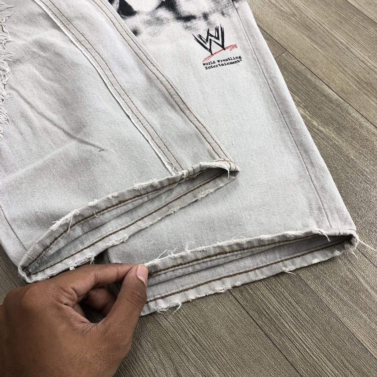 PPFM 2000s In The Attic WWE Players Rock N Roll Distressed Jeans Size US 32 / EU 48 - 12 Thumbnail