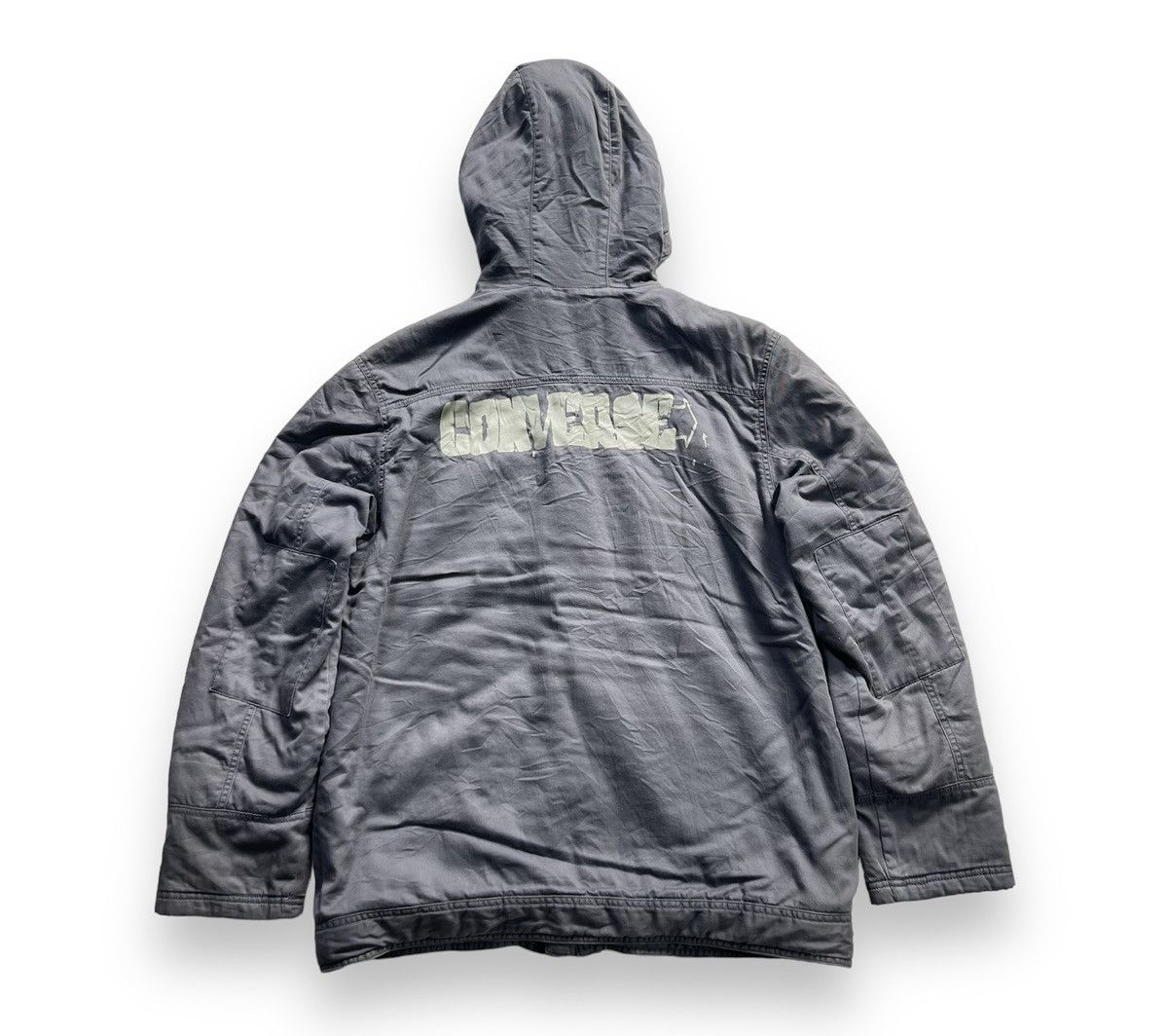 Converse × Vintage Vintage Converse Sherpa Chore Hoodie Jacket Size US XL / EU 56 / 4 - 4 Thumbnail