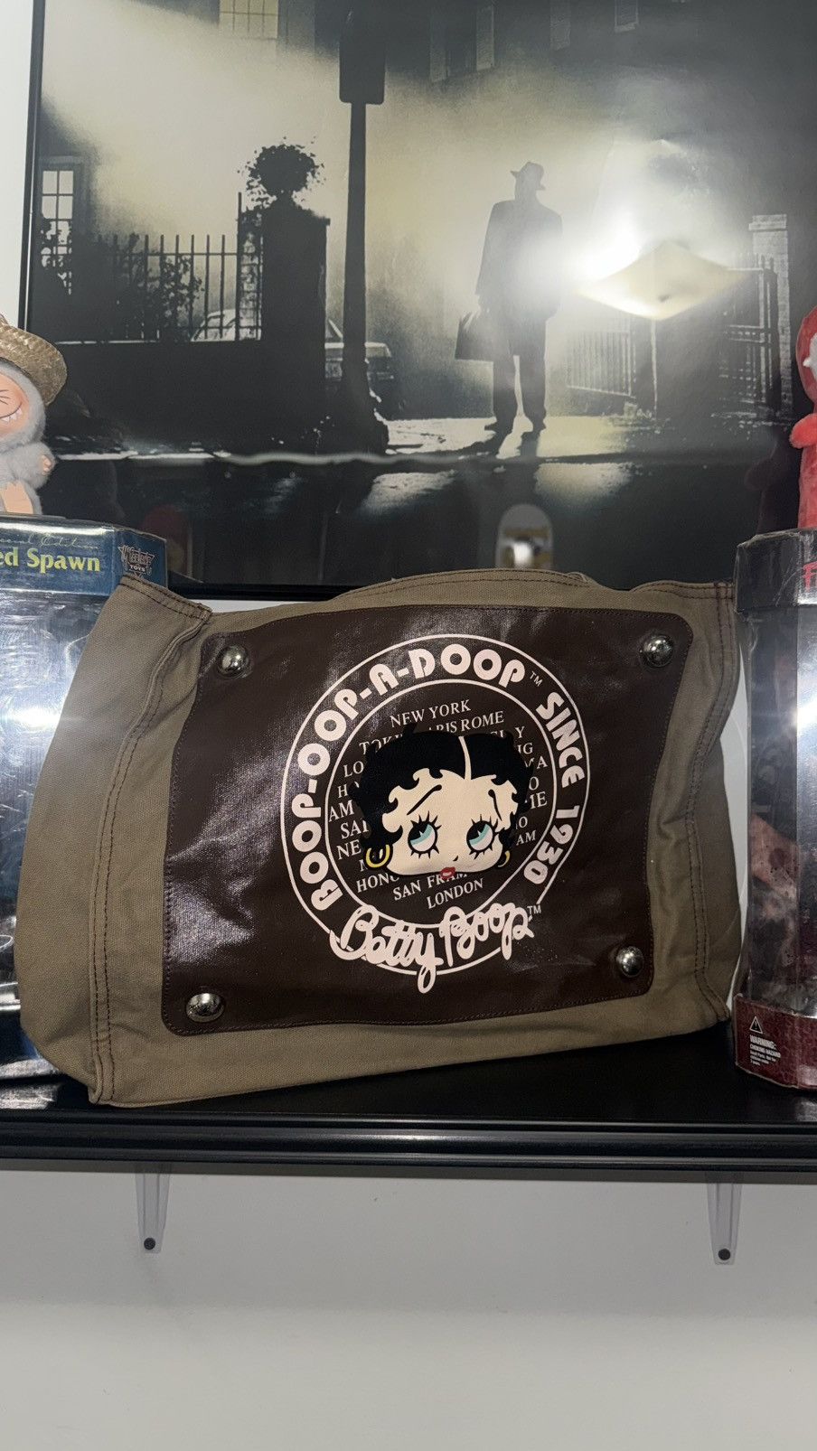 Japanese Brand × Vintage Vintage / Y2K 2000s Betty Boop Canvas Book Bag Size ONE SIZE - 1 Thumbnail