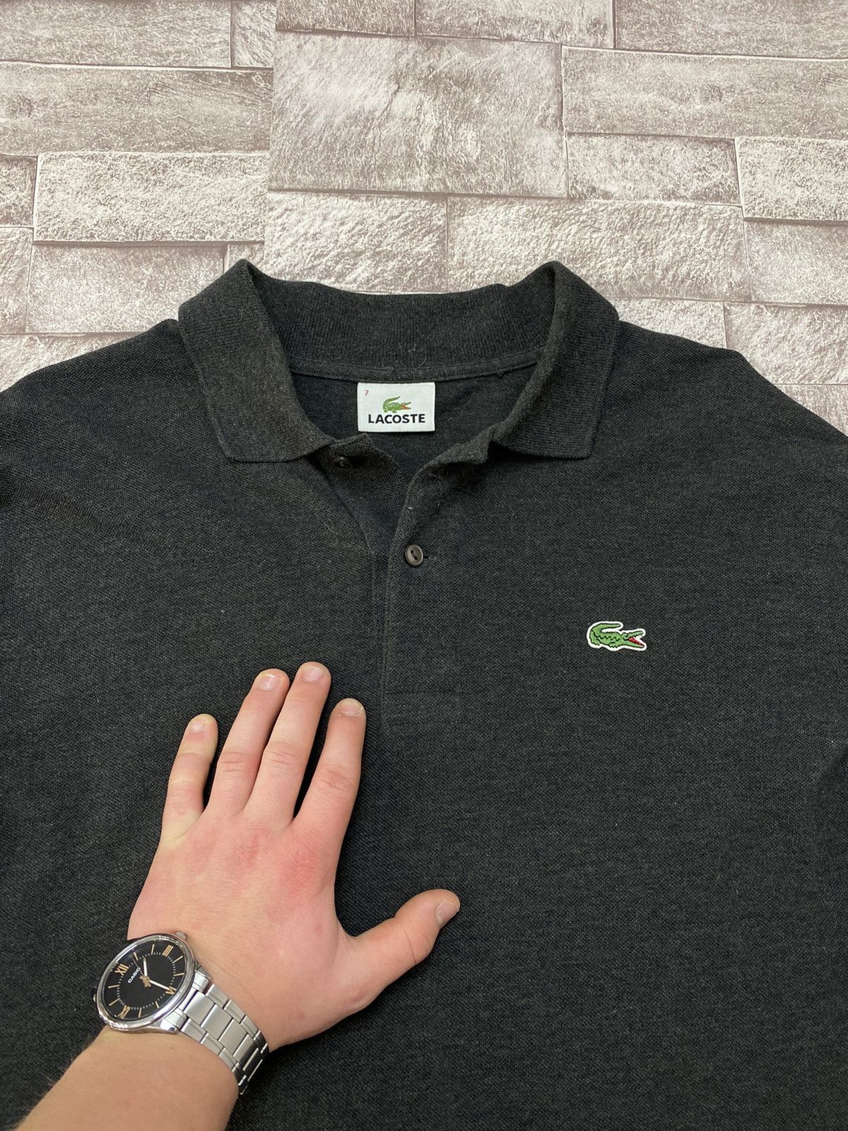 Lacoste × Vintage LACOSTE Vintage Rugby Longsleeve Shirt Jumper Size US XXL / EU 58 / 5 - 2 Thumbnail