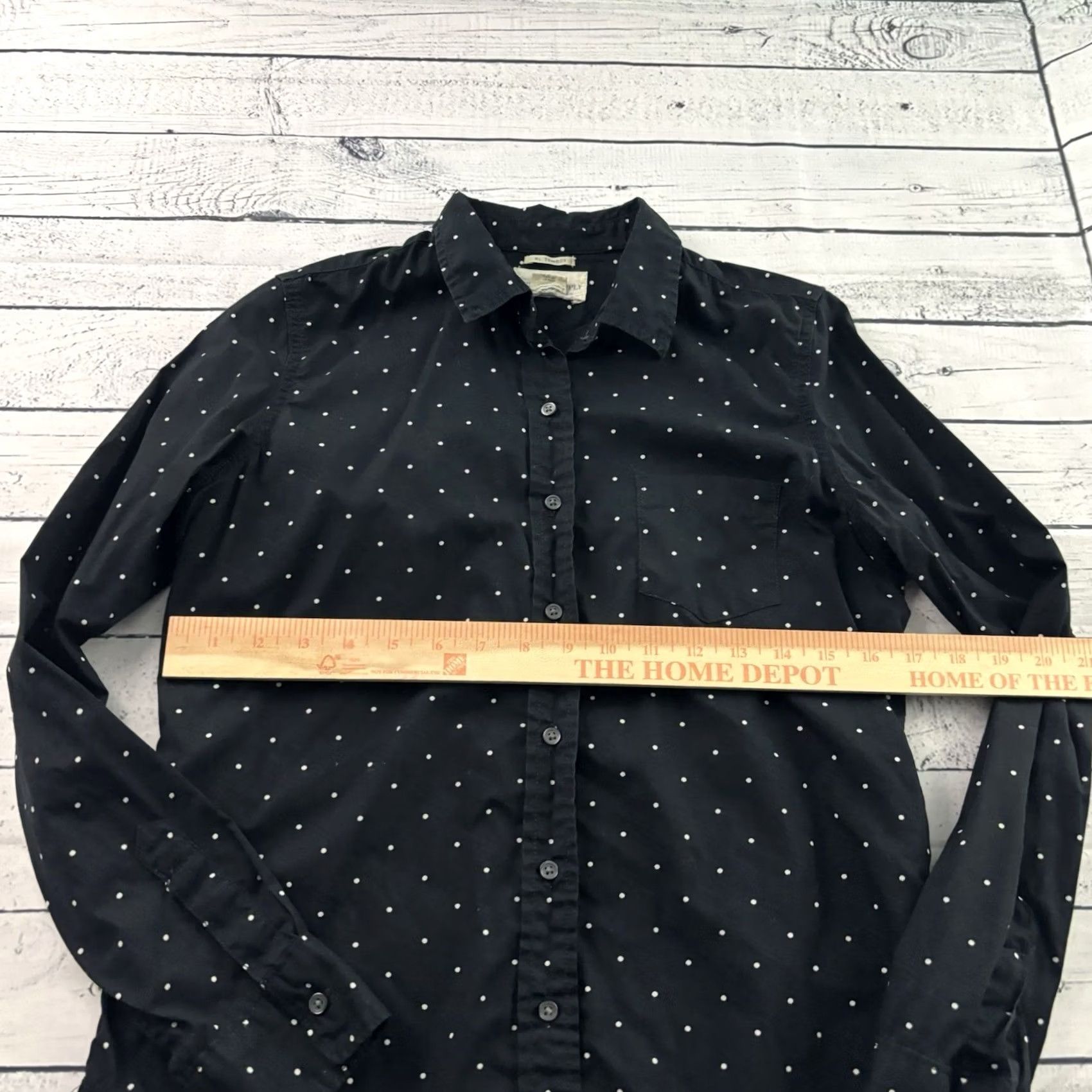 Ralph Lauren Ralph Lauren Denim & Supply RL Tomboy Polka Dot Long Sleeve Top Women's Medium Shirt Size M / US 6-8 / IT 42-44 - 4 Thumbnail
