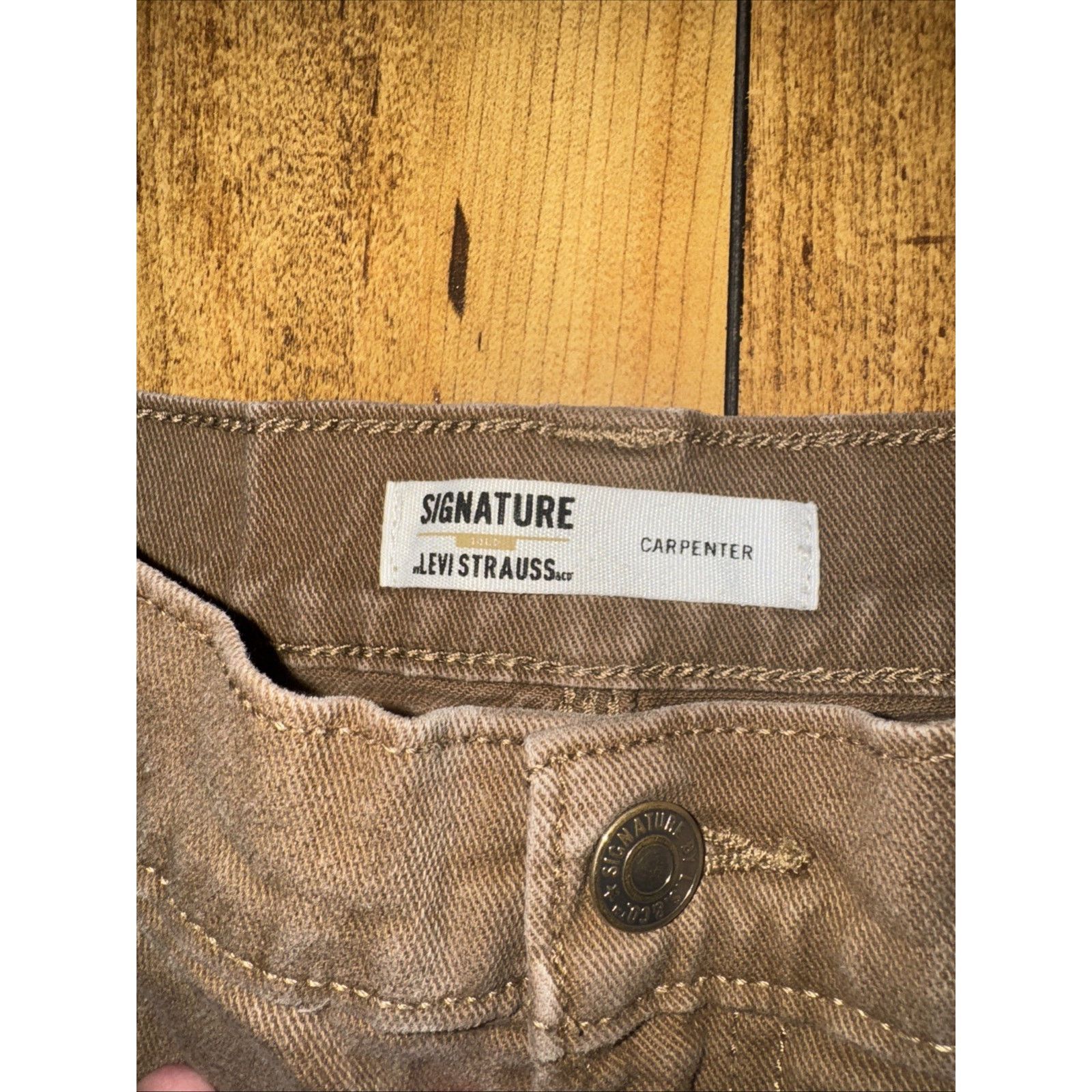 Levi's × Vintage Levi’s Signature Carpenter Jean Shorts Brown Men’s Size 32 Size US 32 / EU 48 - 2 Thumbnail