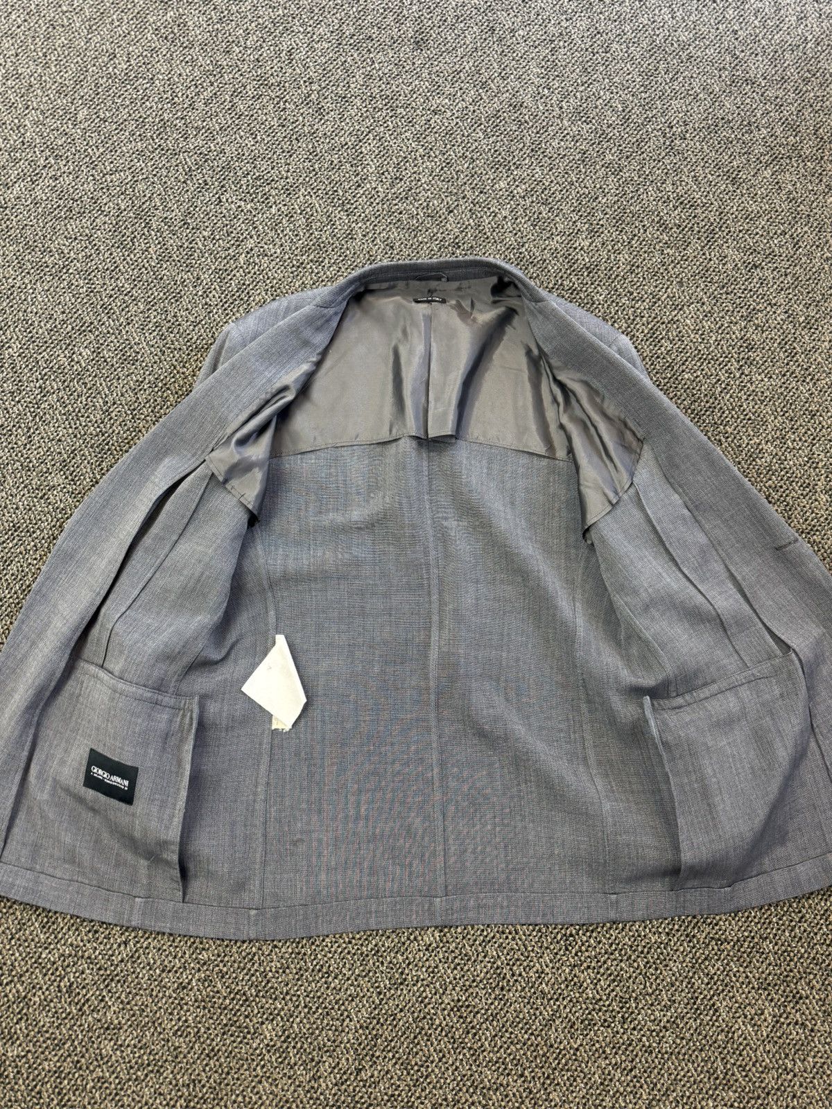 Black Label × Giorgio Armani Giorgio ARMANI Black Label Wool Silk Blend Jacket Size 40R - 9 Thumbnail