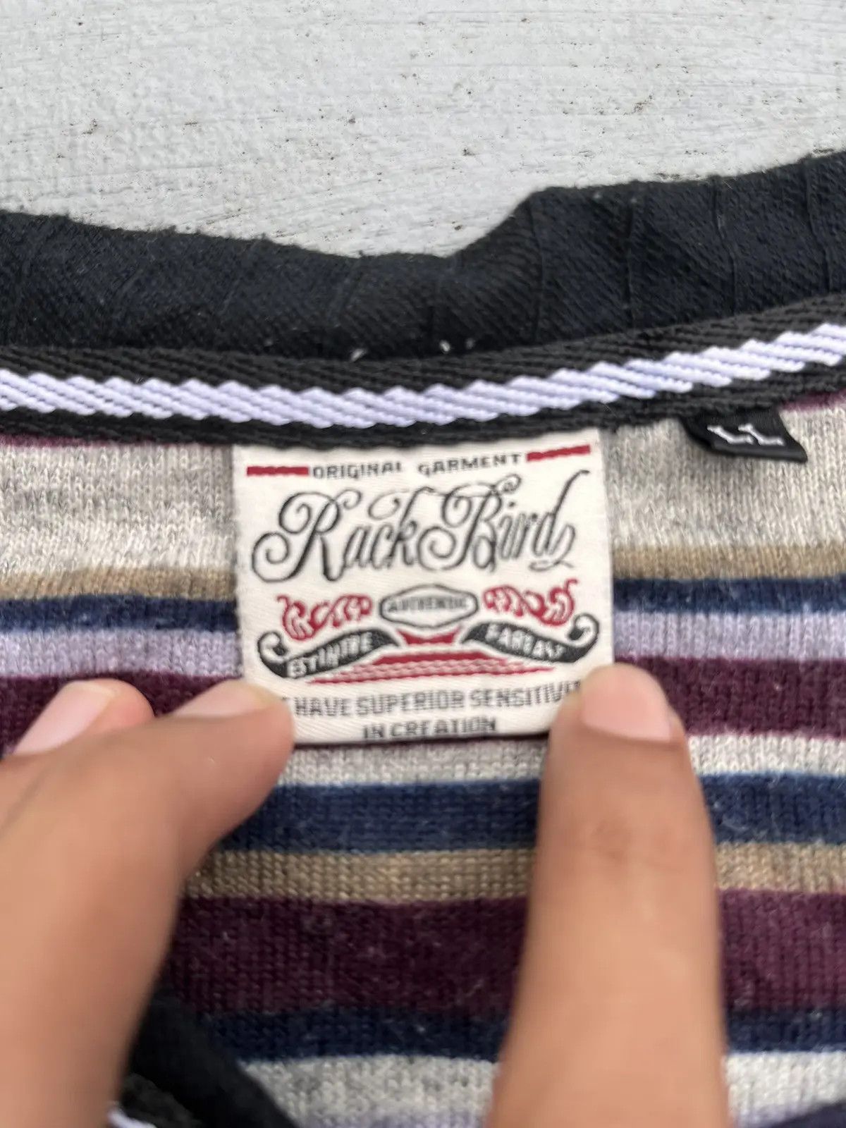Japanese Brand Japanese Rack Bird V Neck Double Layers Longsleeve Size US S / EU 44-46 / 1 - 5 Thumbnail