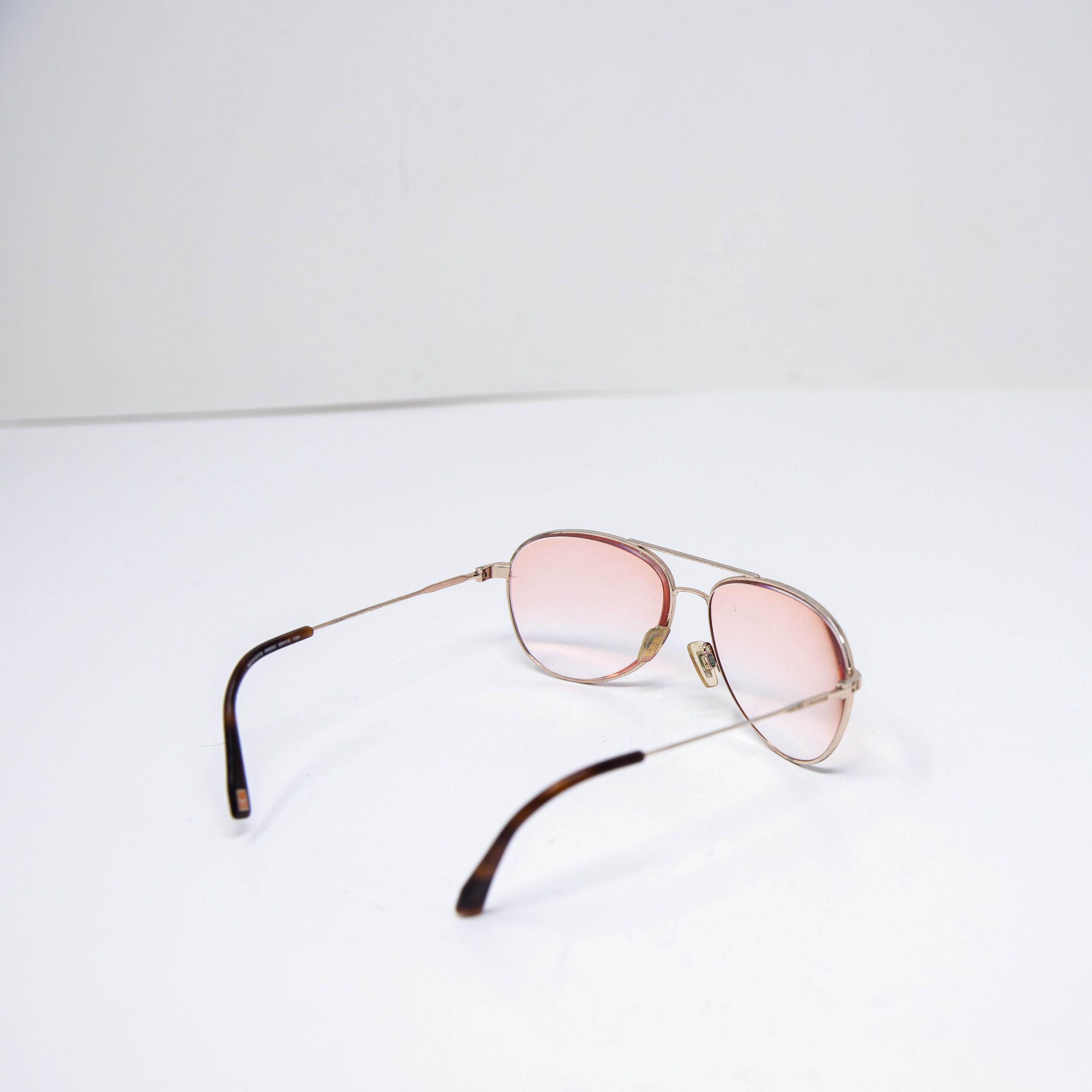 Hugo Boss Boss Orange Gold Full Rim Oversize Lenses Size ONE SIZE - 3 Thumbnail