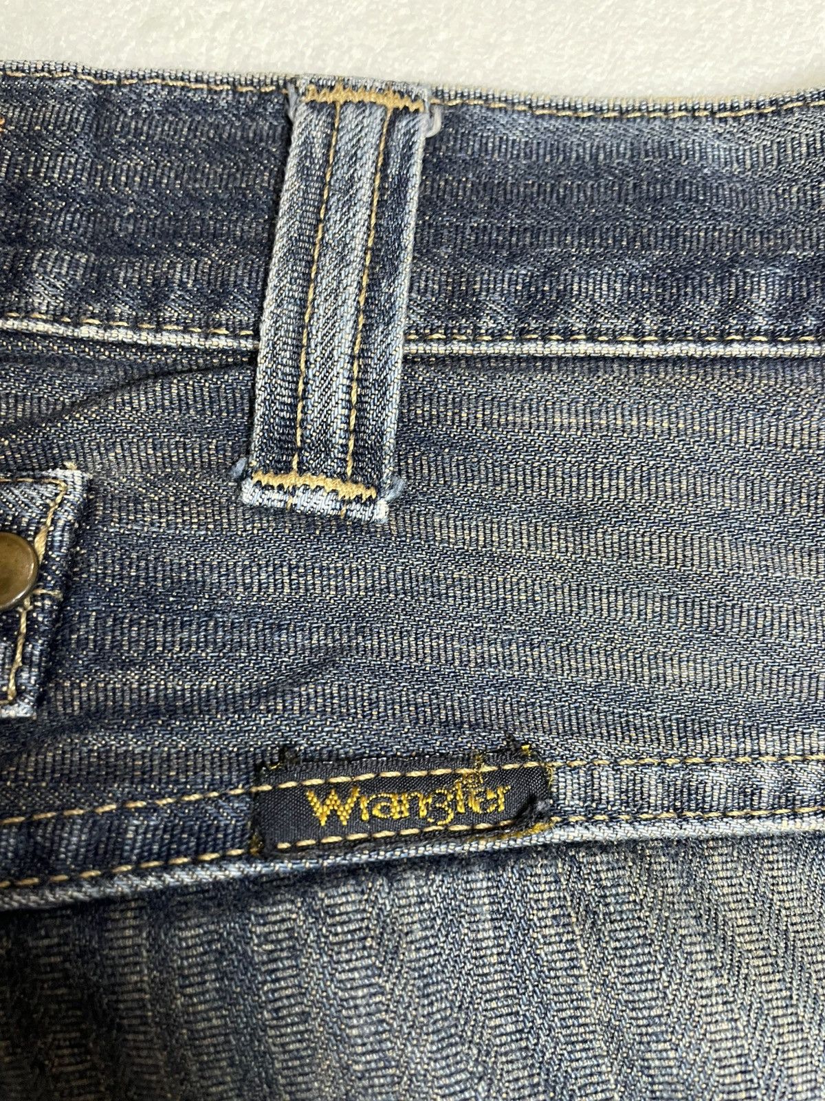Wrangler Vintage Wrangler Buckle Baggy Faded Denim Jeans Size US 34 / EU 50 - 13 Thumbnail