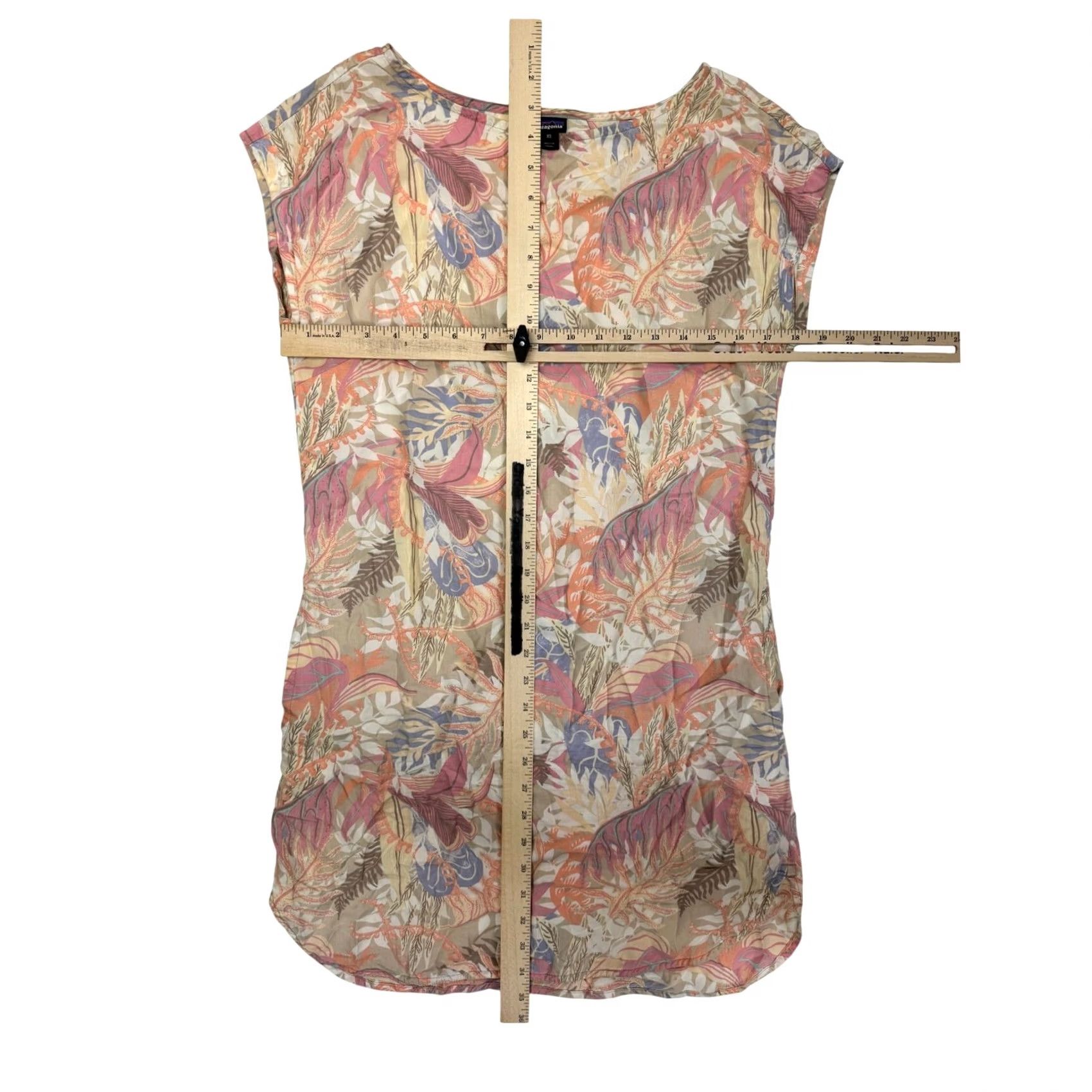 Patagonia Patagonia Women's Dress Tropical Floral Pink Orange Tencel XS Size XS / US 0-2 / IT 36-38 - 2 Thumbnail