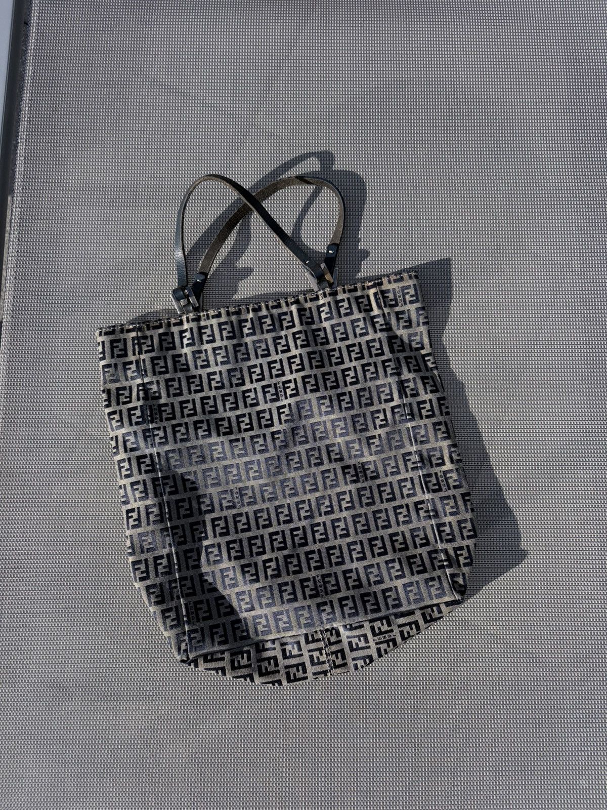 Fendi Fendi Zucchino Canvas Tote Bag Size ONE SIZE - 1 Thumbnail