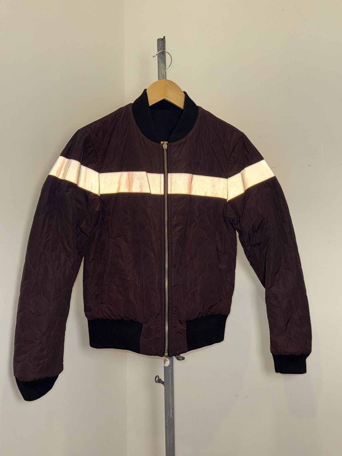Dries Van Noten Reversible Wool/Nylon 3M Bomber Jacket Size US S / EU 44-46 / 1 - 2 Thumbnail