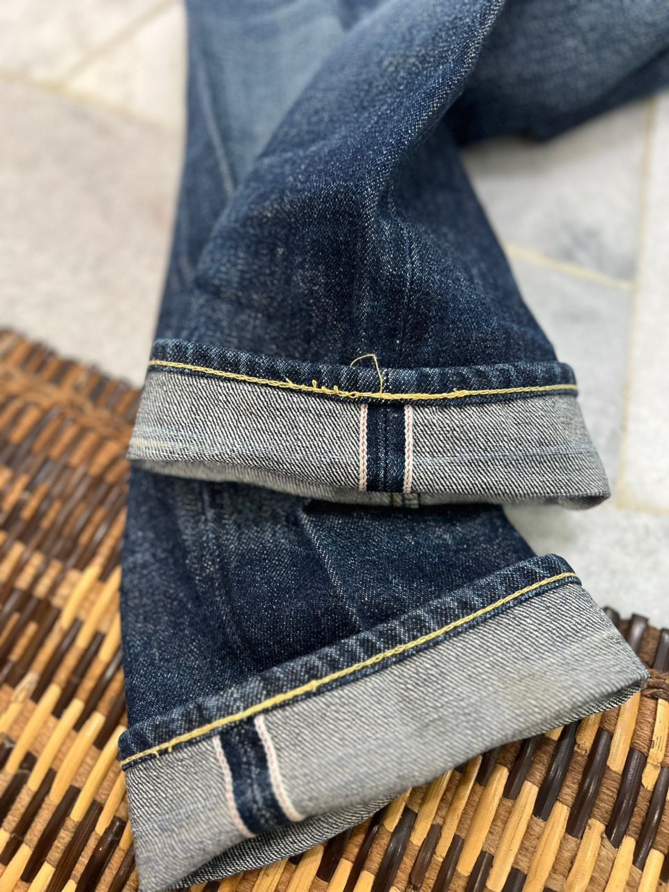 Schott Schott Perfecto Distressed Selvedge Denim Size US 31 - 13 Thumbnail