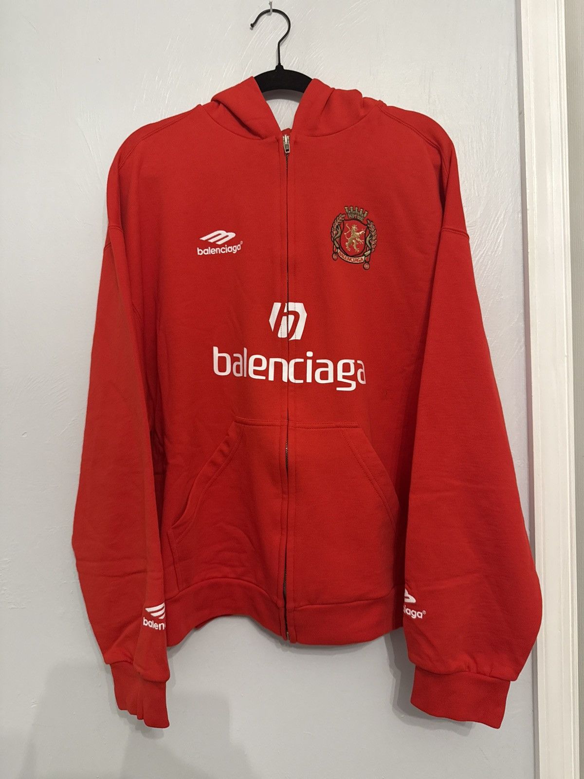 Balenciaga Balenciaga Aoyama Soccer Zip Up Hoodie | Grailed