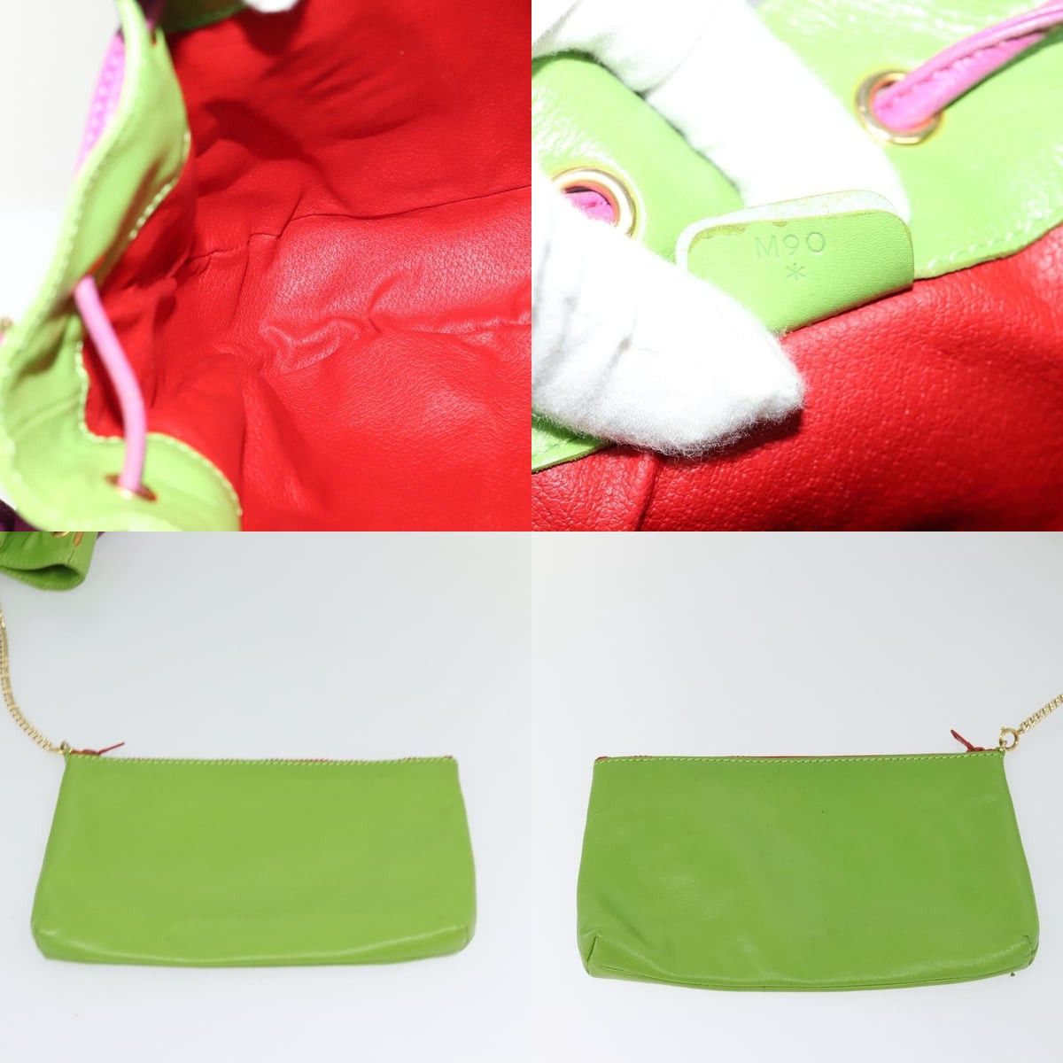 Celine CELINE Shoulder Bag Leather Pink Gold Size ONE SIZE - 12 Thumbnail