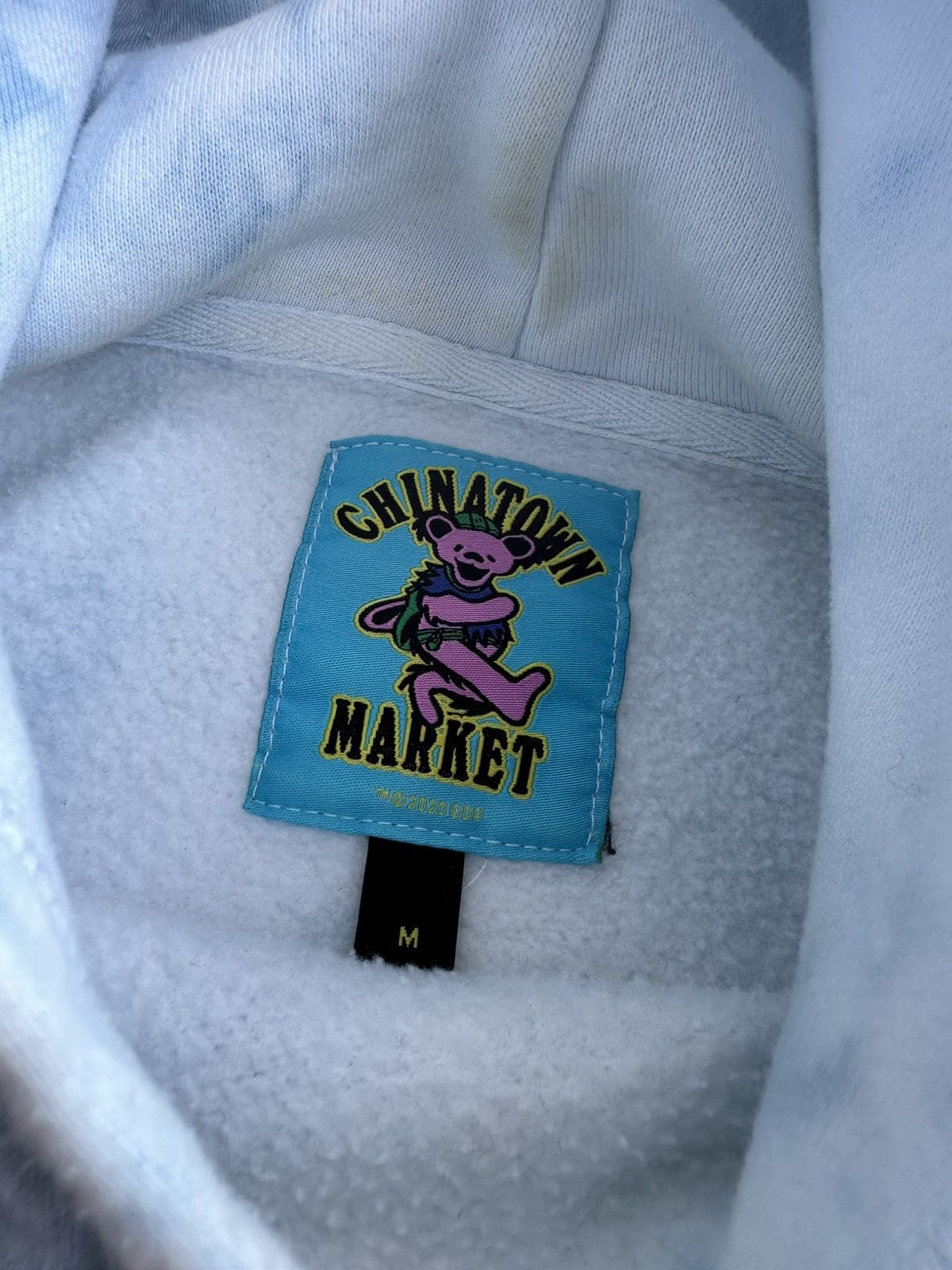 Vintage Vintage Chinatown Market Tie-Dye Skull Logo Hoodie Size US M / EU 48-50 / 2 - 6 Thumbnail