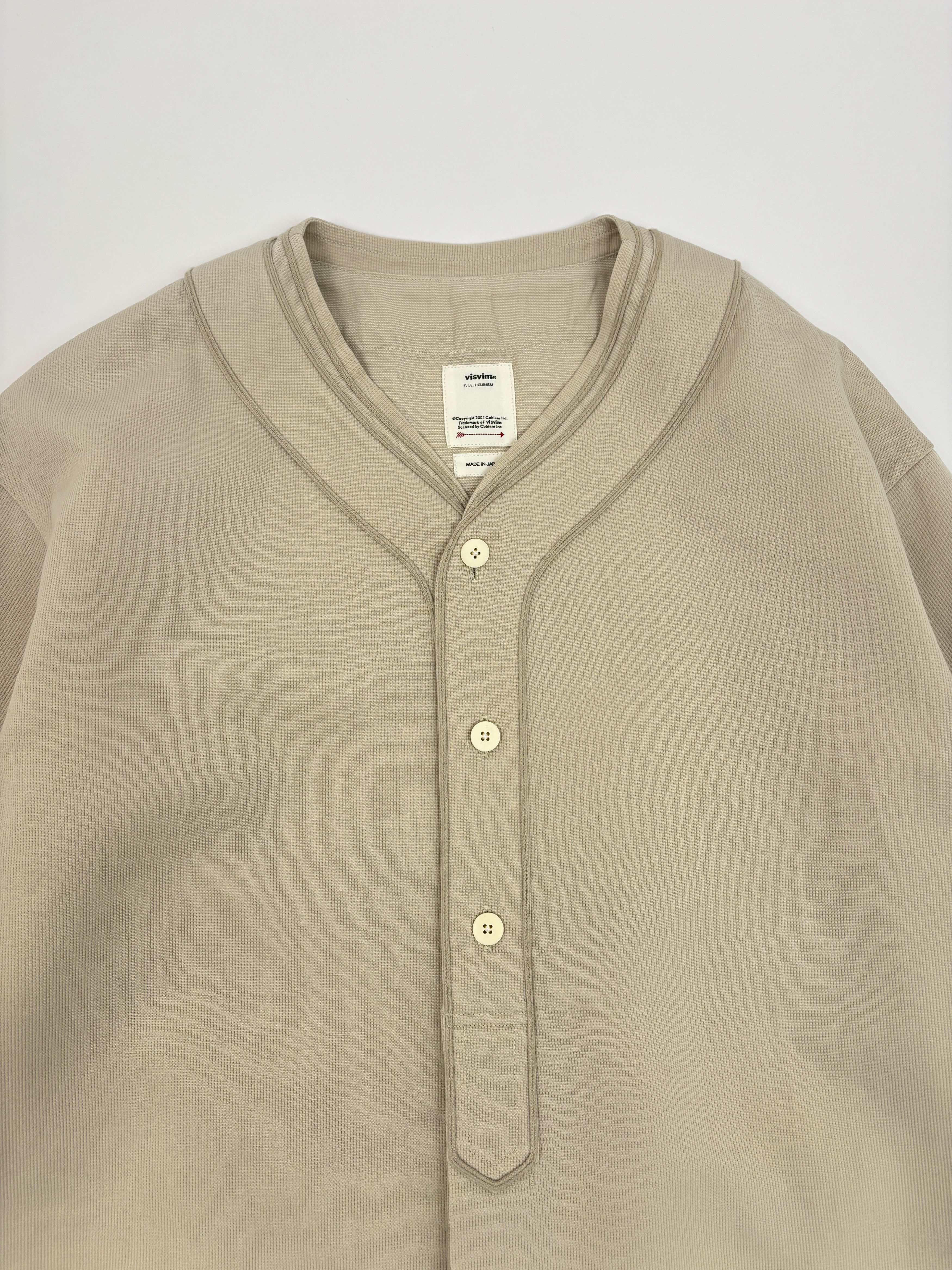 Visvim Visvim Dugout Shirt L/S (W/L Pique) Size US M / EU 48-50 / 2 - 4 Thumbnail