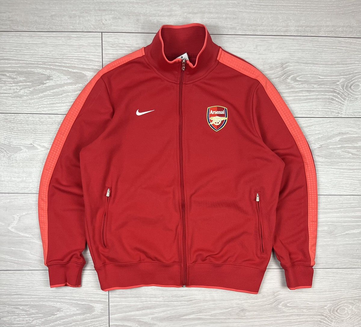 Nike Nike Arsenal 2012 Soccer Team Track Jacket Size US XL / EU 56 / 4 - 1 Thumbnail