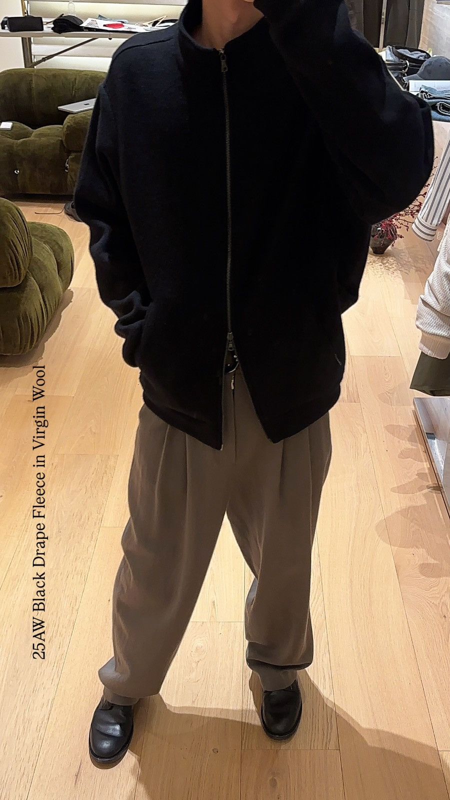 CMMAWEAR × Vuja De Cmmawear Drape Fleece in Virgin Wool Size US L / EU 52-54 / 3 - 3 Thumbnail