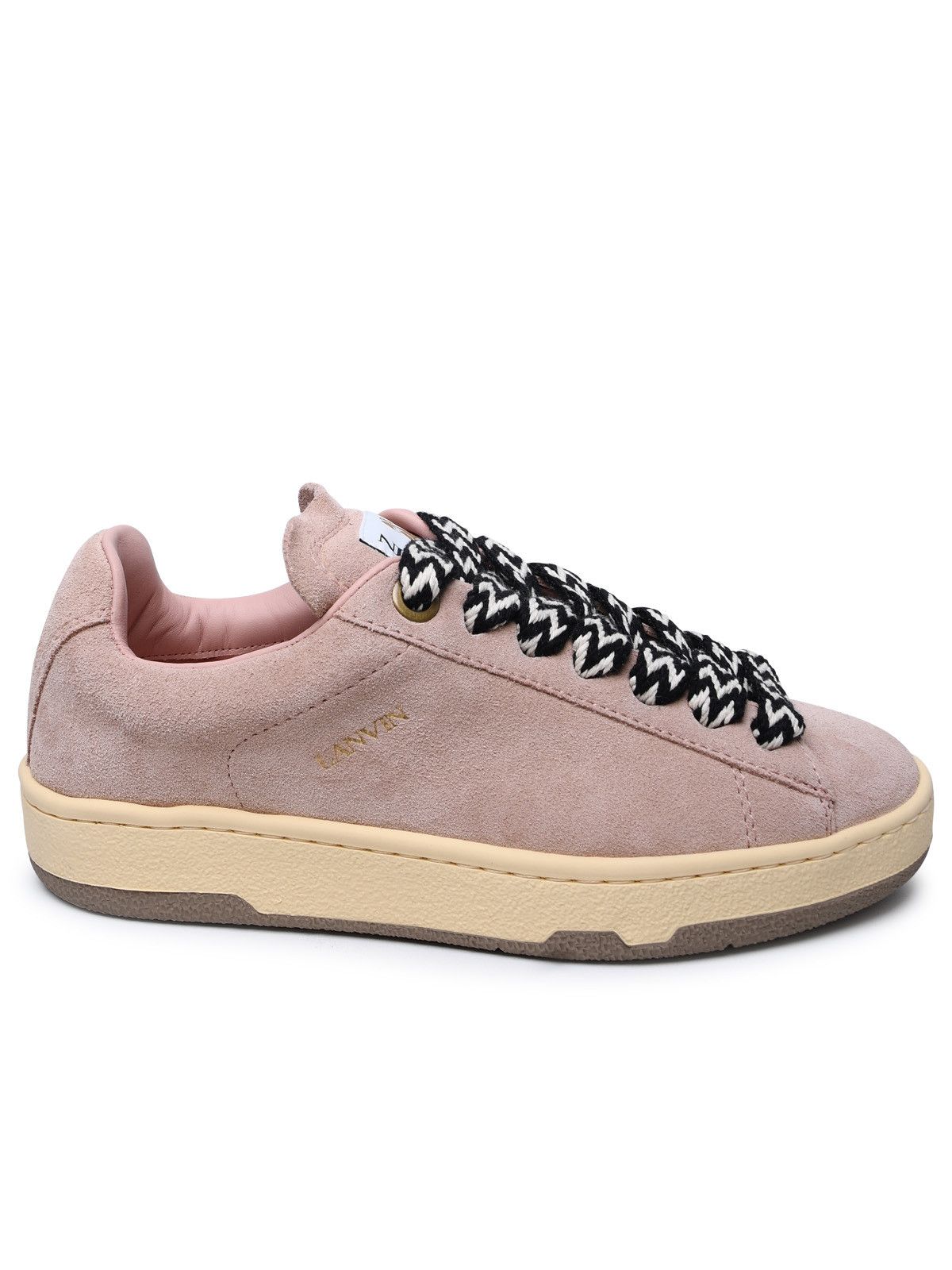 image of Lanvin Pink Suede Sneakers, Women's (Size 9)