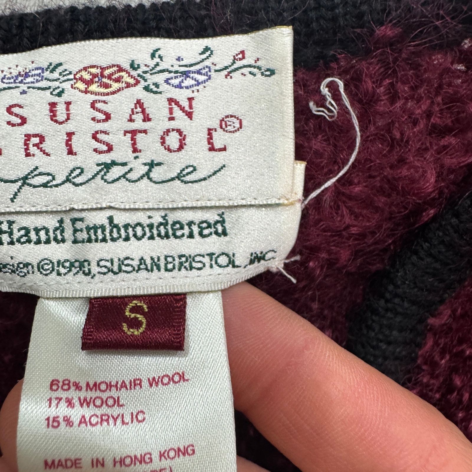 Vintage Vintage Susan Bristol Cardigan Sweater Women's Small Mohair Size S / US 4 / IT 40 - 5 Thumbnail